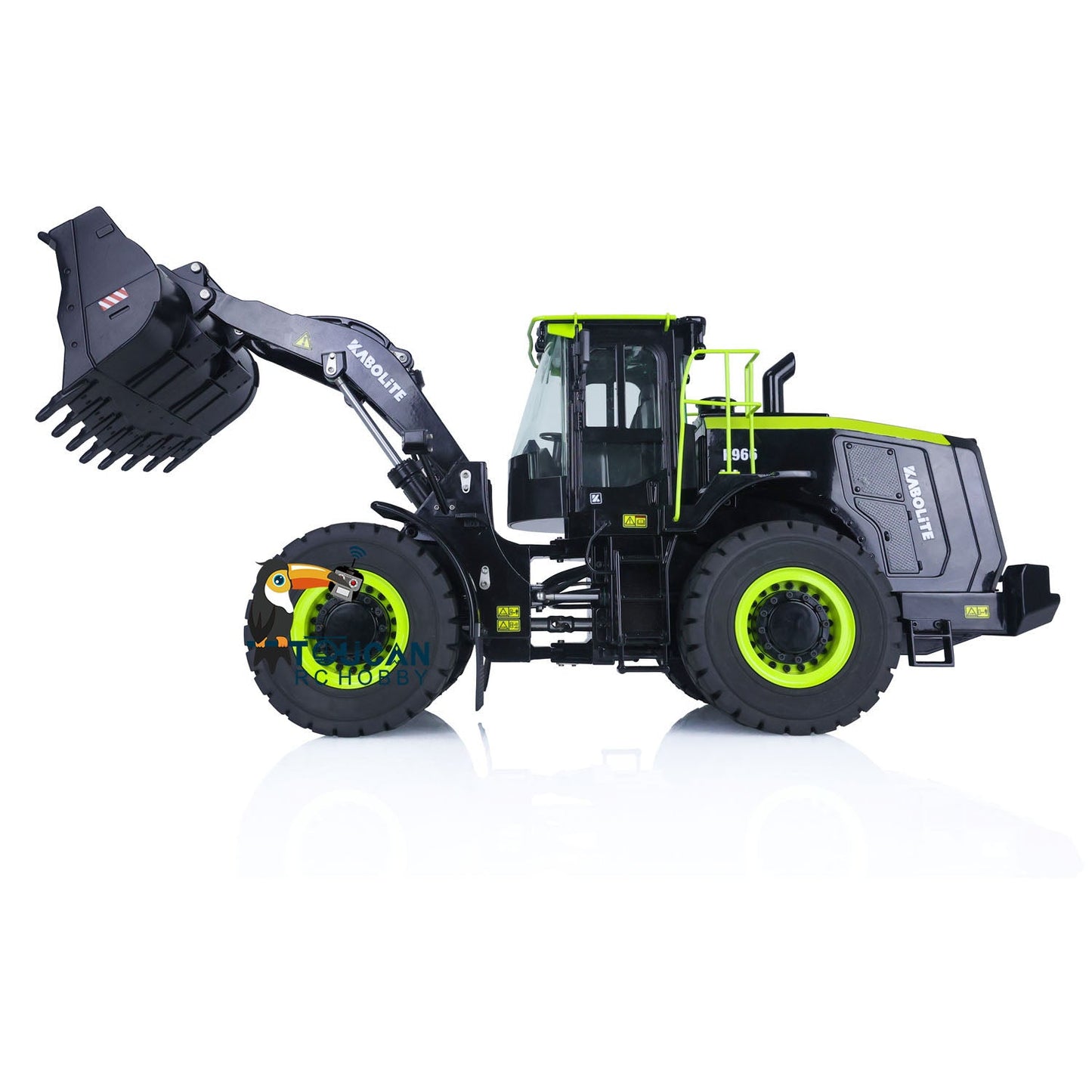 KABOLITE K966 100 1/16 Metal RC Hydraulic Loader Remote Control Construction Vehicle Assembled Painted Models ESC Servo