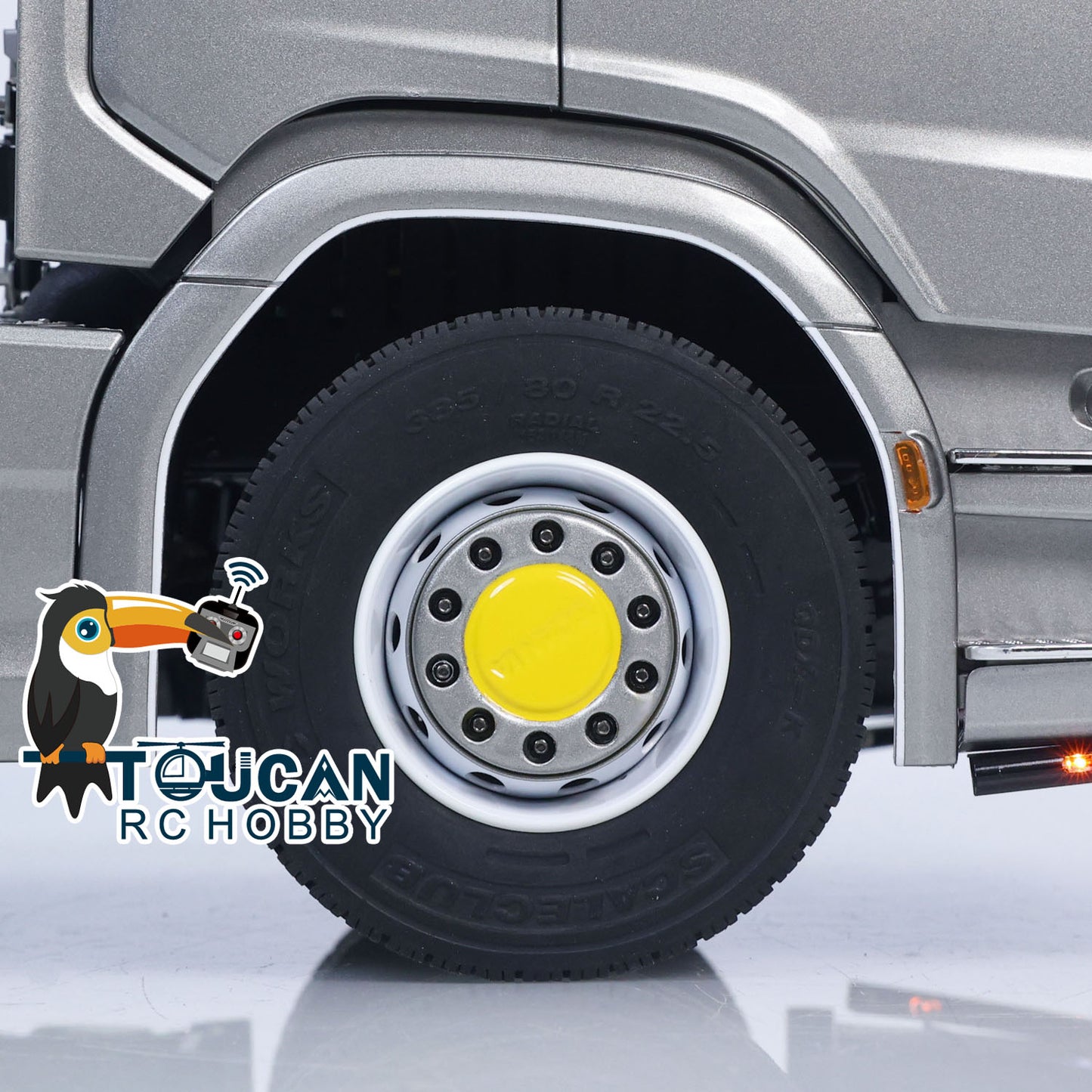 TOUCAN 1/14 RC Tractor Truck 770S RTR 3Speed Lorry 6X6 Metal Chassis Axle Locks Smoke Sound Light Chassis Suspension ST8 Battery