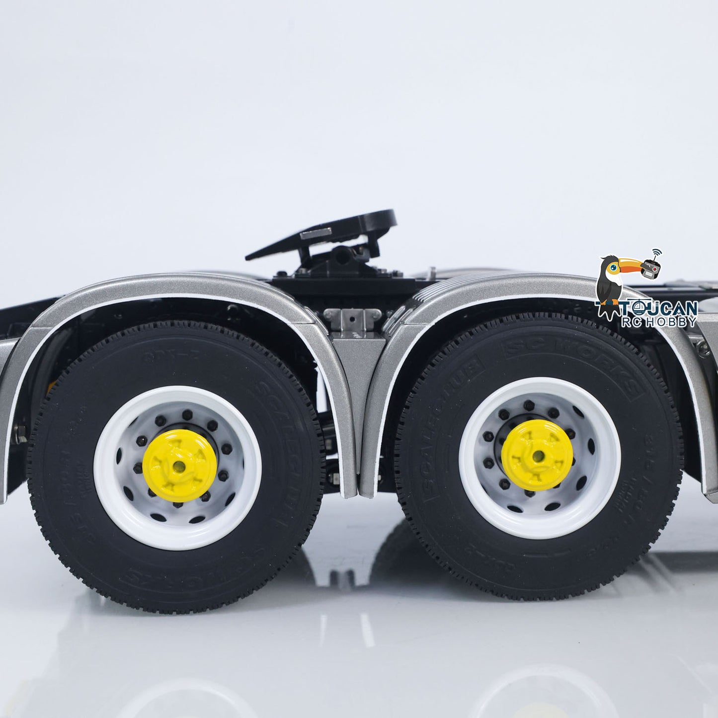 TOUCAN 1/14 RC Tractor Truck 770S RTR 3Speed Lorry 6X6 Metal Chassis Axle Locks Smoke Sound Light Chassis Suspension ST8 Battery