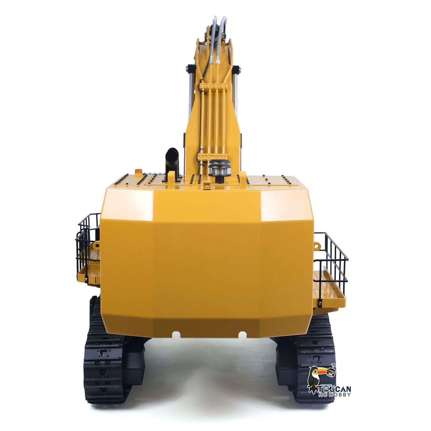 1/14 6015B Metal Hydraulic Radio Controlled Excavator Light Liquid Crystal display Painted Body Rotates 360Degrees