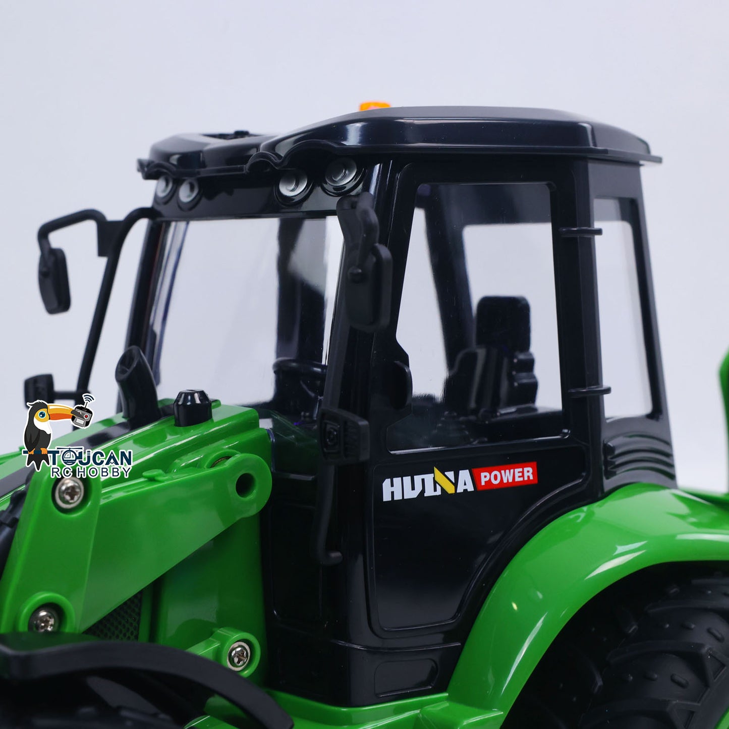 US STOCK HUINA 1/14 1579 Remote Control Backhoe Excavator 2.4G 9CH RC Loader Model Toys
