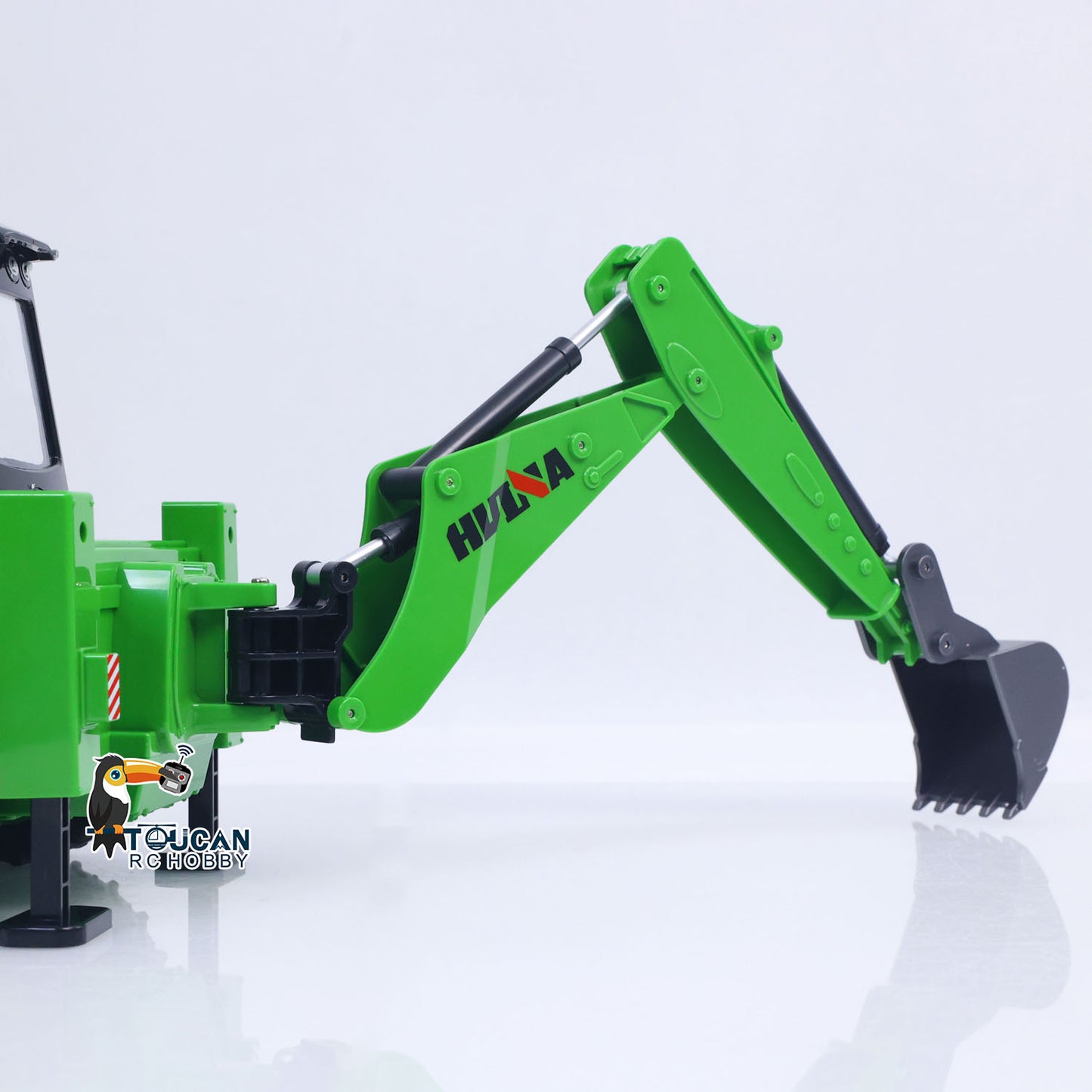 US STOCK HUINA 1/14 1579 Remote Control Backhoe Excavator 2.4G 9CH RC Loader Model Toys