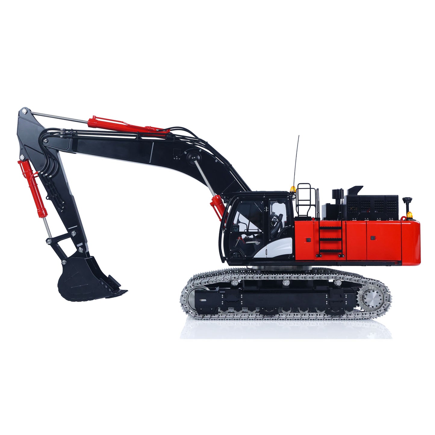 LESU 1/14 Remote Control Hydraulic Excavator Aoue ZX490 RTR CNC Metal RC Digger Car 6CH Valve Constraction Machine Light Sound Paladin PL18EV Lite