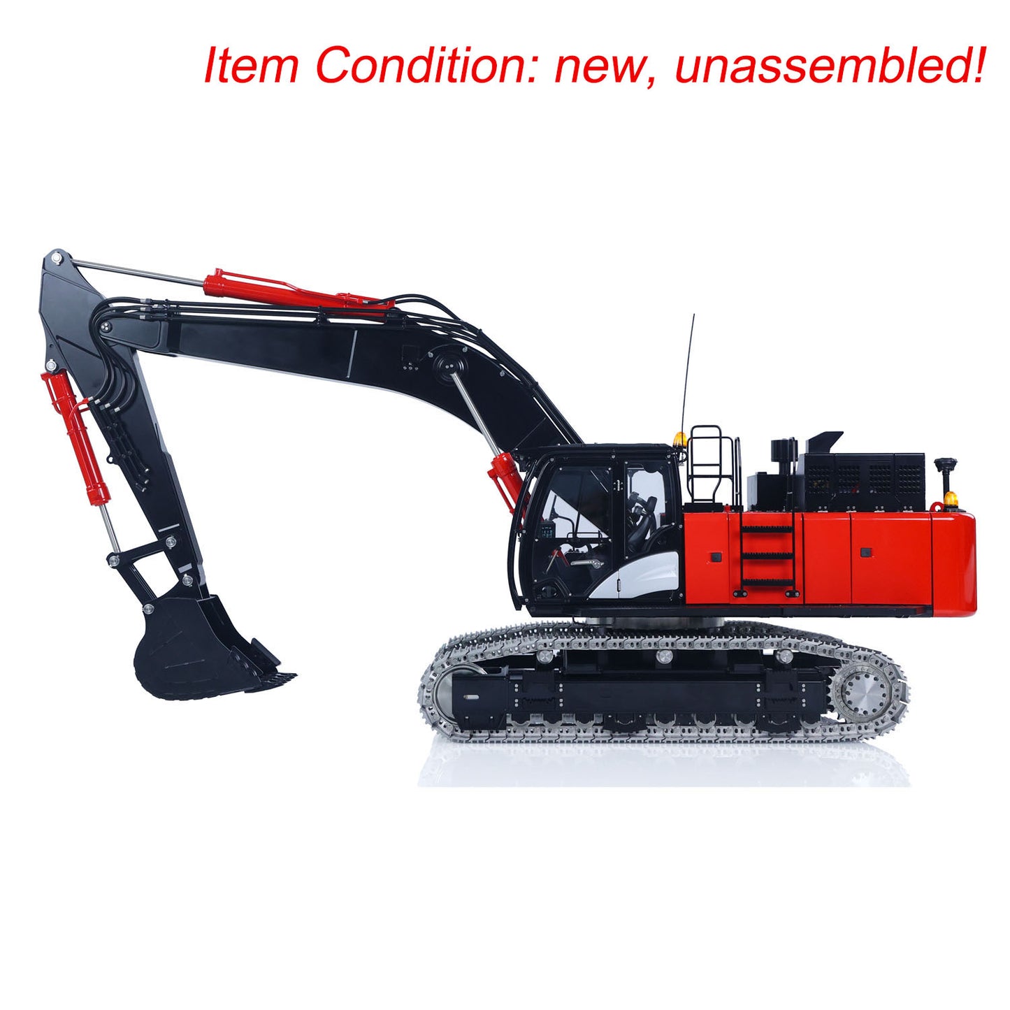 LESU Aoue ZX490 1/14 Remote Control Hydraulic Excavator KIT CNC Metal RC Digger Car 6CH Valve Light Brushless Pump Motor Model Engineering Vehicle
