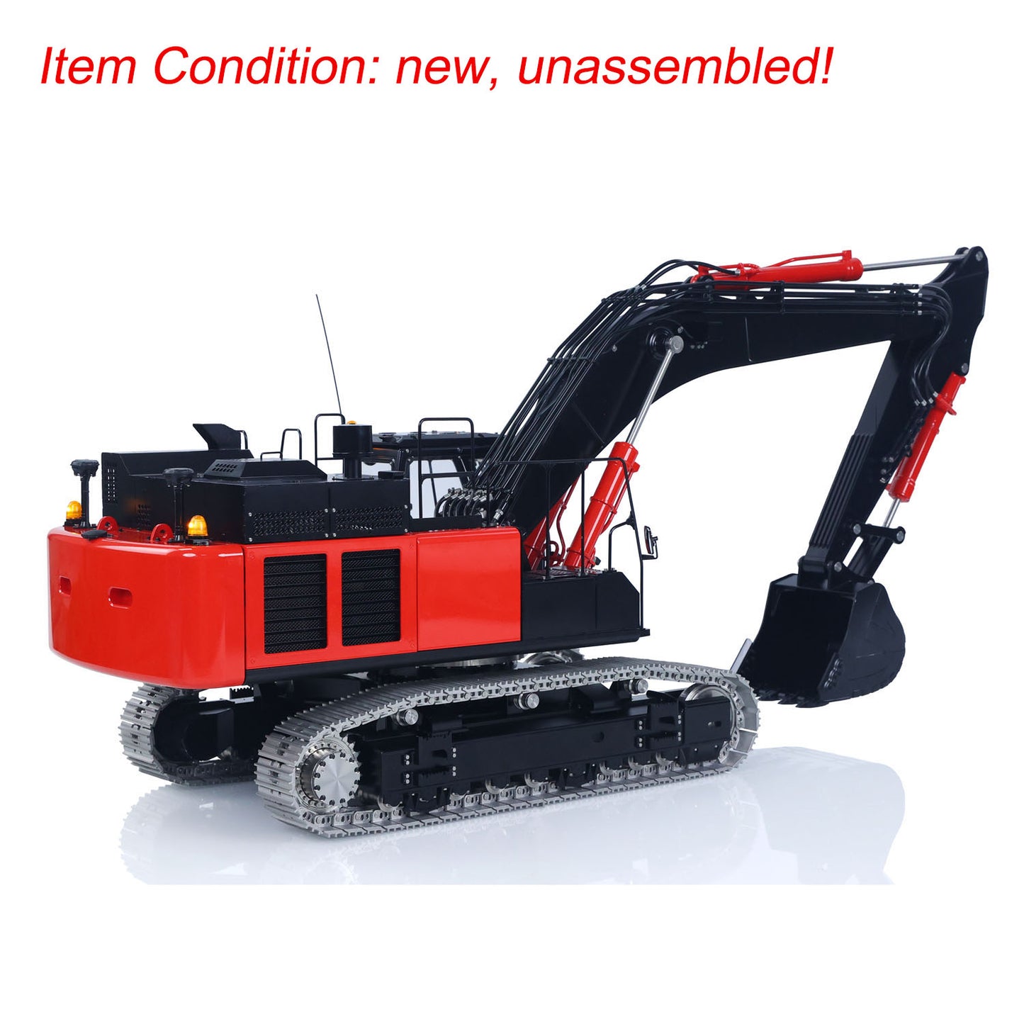 LESU Aoue ZX490 1/14 Remote Control Hydraulic Excavator KIT CNC Metal RC Digger Car 6CH Valve Light Brushless Pump Motor Model Engineering Vehicle