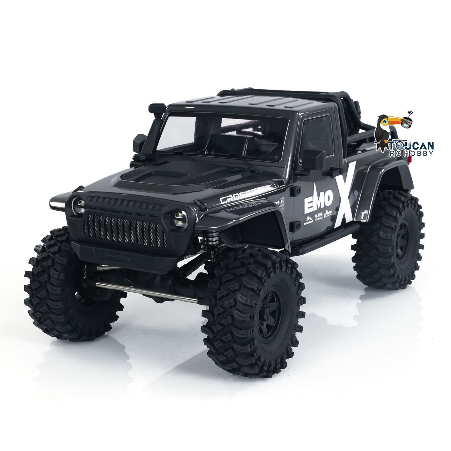 1/8 CROSSRC EMO X RC Crawler Car 4X4 4WD Remote Control Off-road Vehicles Models with Two-speed Transmission Light System