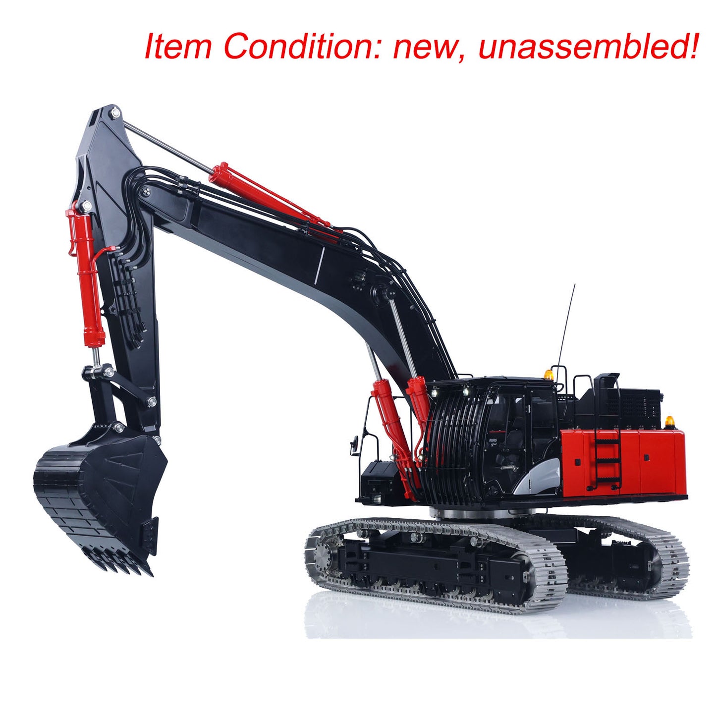 LESU Aoue ZX490 1/14 Remote Control Hydraulic Excavator KIT CNC Metal RC Digger Car 6CH Valve Light Brushless Pump Motor Model Engineering Vehicle