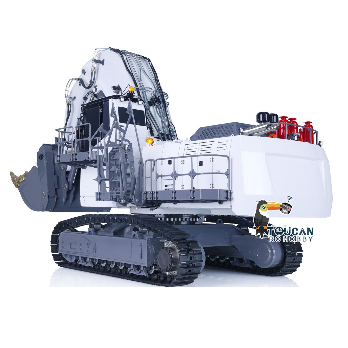 LESU AOUE 9150 1/14 RC Heavy Hydraulic Metal Excavator XE Lite Radio Controlled Car Double Pump RTR Version Digger Light System