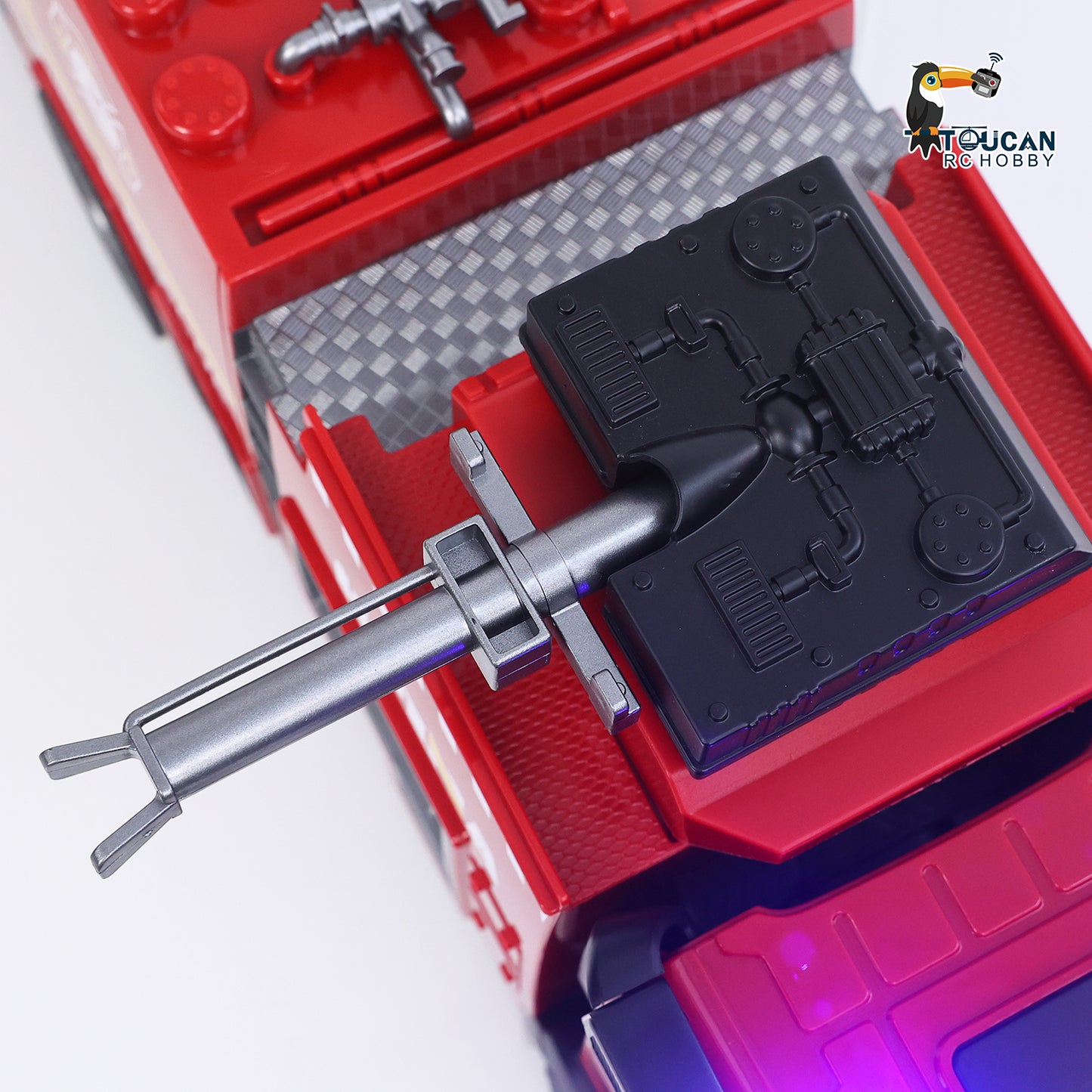 US STOCK HUINA 1/14 RC 2.4G 562 Box Water Sprayable Fire Truck Car Toy Model Gift Battery