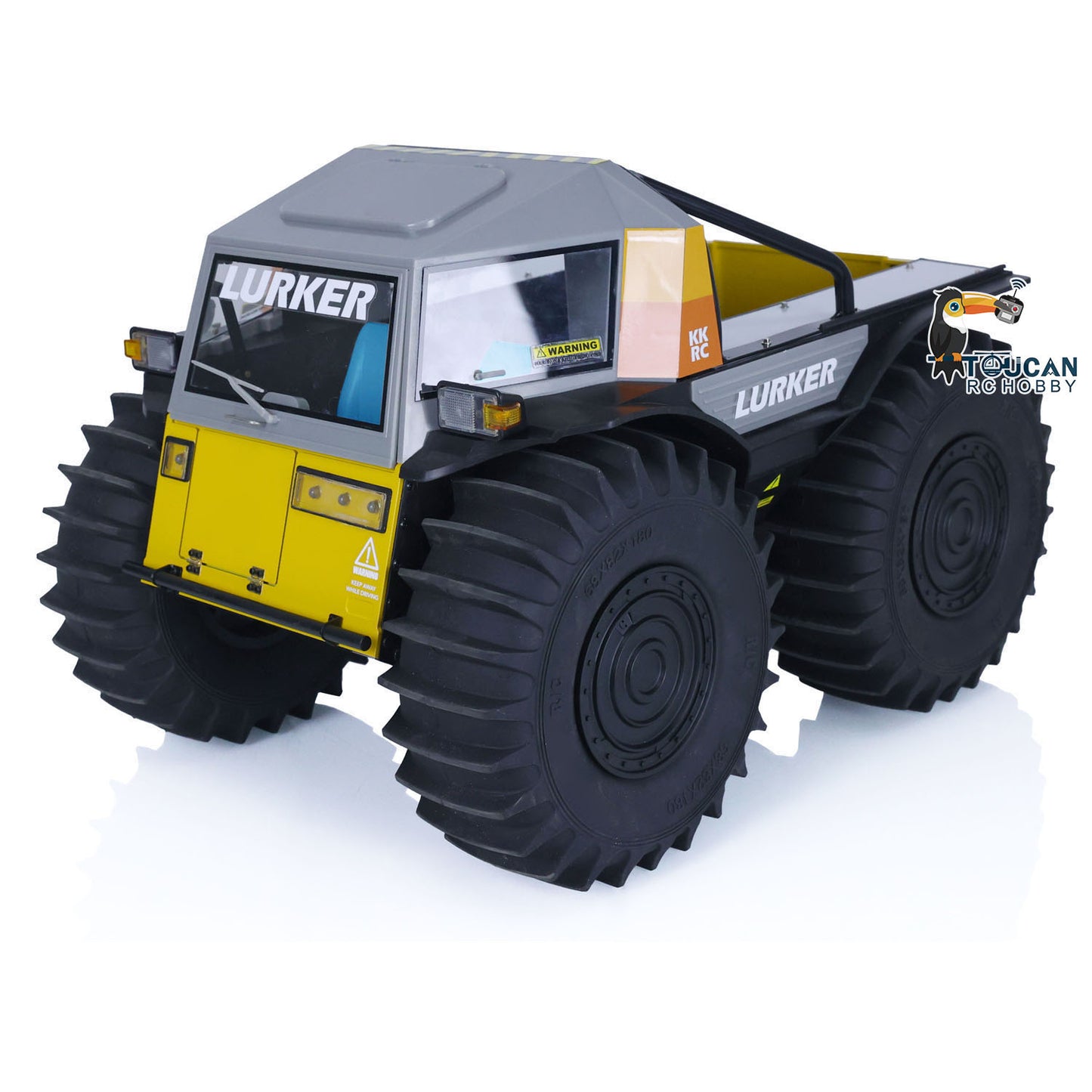 D-E077 1/10 RTR RC Off-road Vehicle All-terrain Amphibious Climbing Car Painted and Assembled With Light Sound System