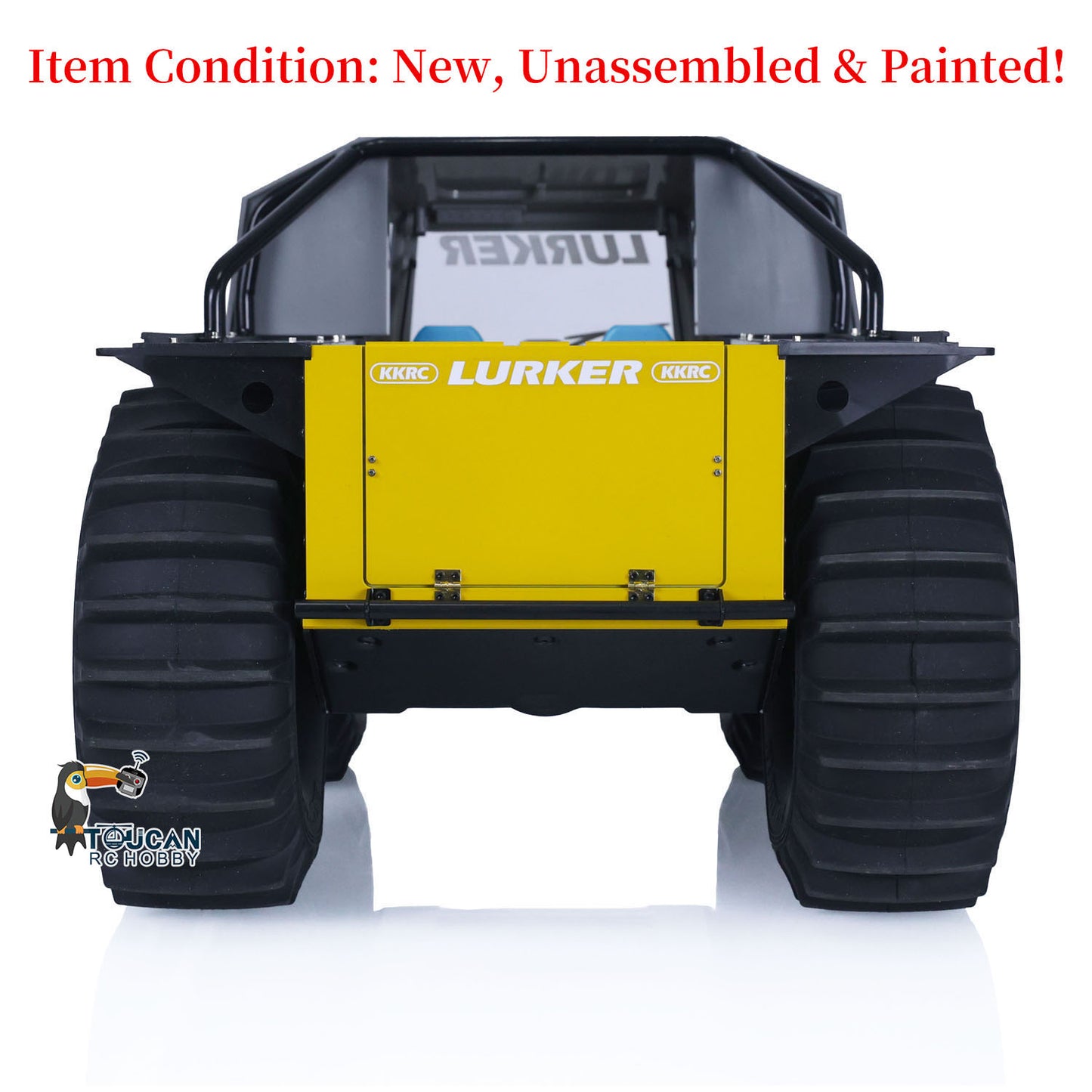 1/10 All-terrain RC Off-road Vehicle Amphibious Climbing Car KIT D-E077 Painted and Unassembled Kits DIY Hobby Model Gift