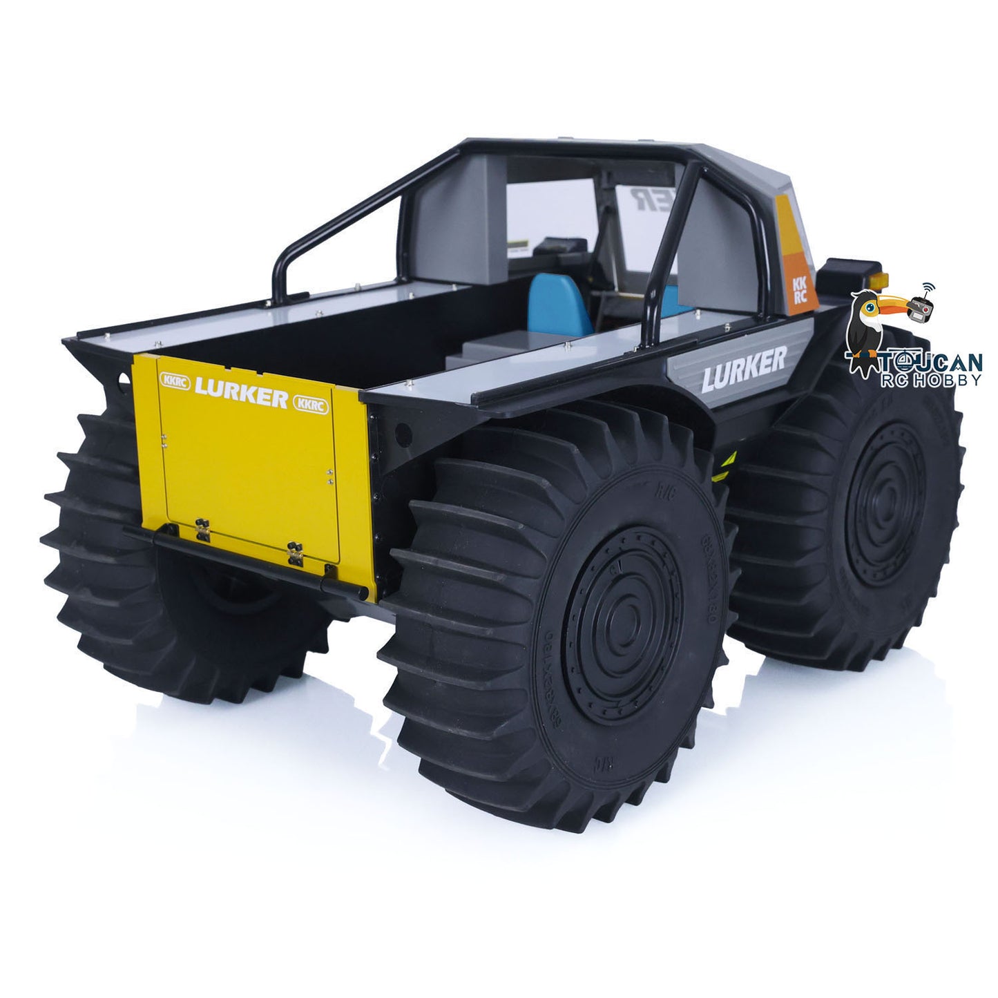 D-E077 1/10 RTR RC Off-road Vehicle All-terrain Amphibious Climbing Car Painted and Assembled With Light Sound System