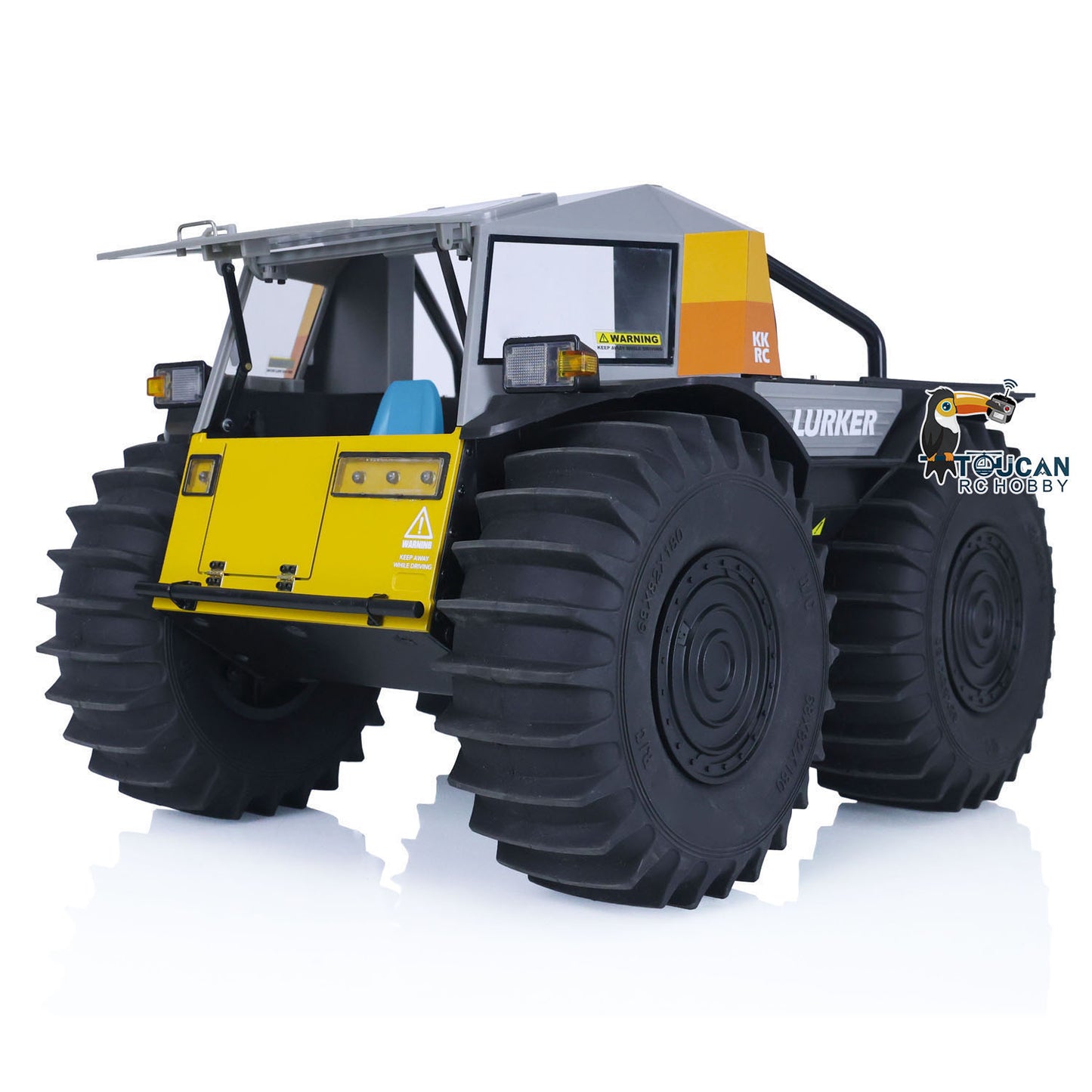 D-E077 1/10 RTR RC Off-road Vehicle All-terrain Amphibious Climbing Car Painted and Assembled With Light Sound System