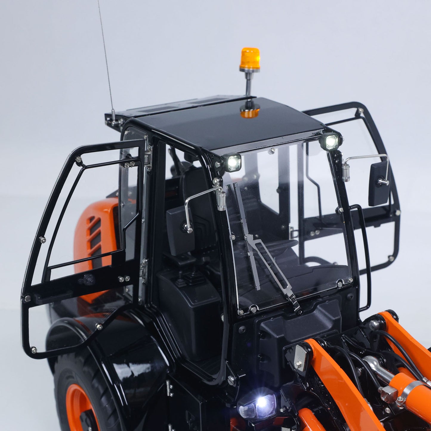 Metal LESU 1/14 RC Hydraulic Loader Aoue WA100M-8 4X4 RTR Remote Control Construction Vehicle Axle Differential Lock Sound Light ST8 Radio Engineering Machine