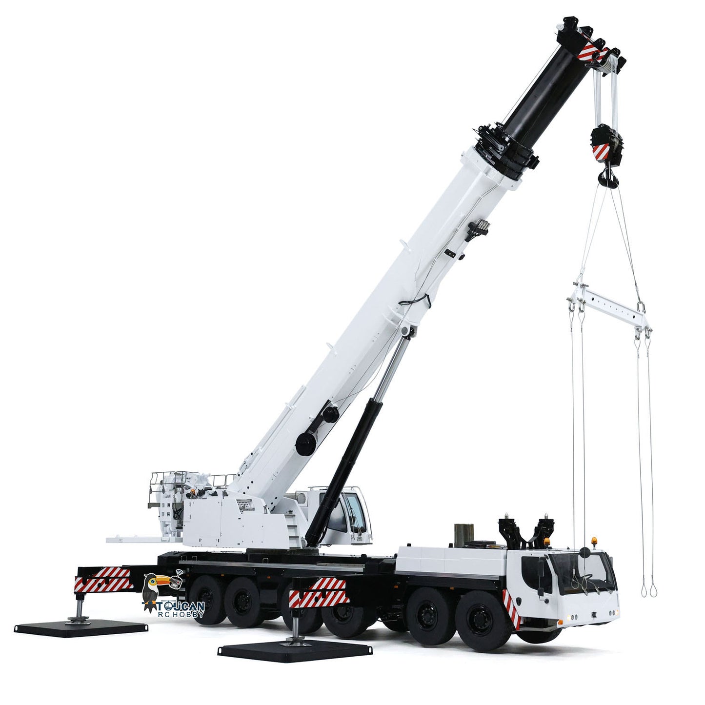 Pre-Order Eyewhale 1/14 6 Axles LTM1350 RC Hydraulic Mobile Cranes 5M Length Radio Controlled Heavy-duty Car PNP Hobby Model