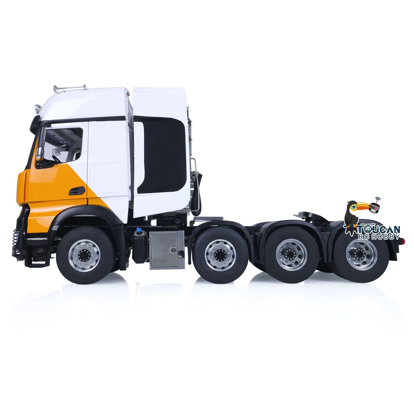 1/14 TOUCAN Metal 8X8 Differential Lock Axles RTR DIY RC Tractor Trucks Remote Control Lorry Cars Model Warning Lights