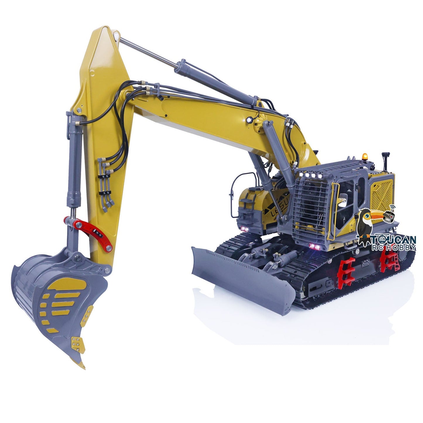 LESU 1/14 ET35 RC Excavator Construction Cars RTR Painted Assembled Remote Control Hydraulic Machine FlySky PL18EV Lite Servo