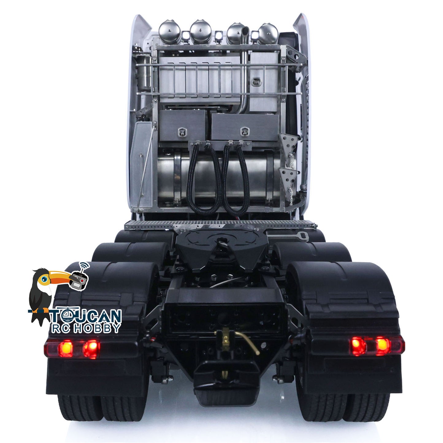 1/14 TOUCAN Metal 8X8 Differential Lock Axles RTR DIY RC Tractor Trucks Remote Control Lorry Cars Model Warning Lights
