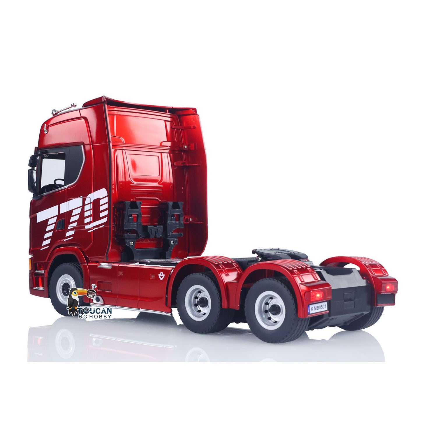 Fast Shipping 770S Plastic 1/18 RC Tractor Truck Toys Finished Model RTR 7.4V Battery Radio 19CH Light Sound Effects Remote Control Lorry Car