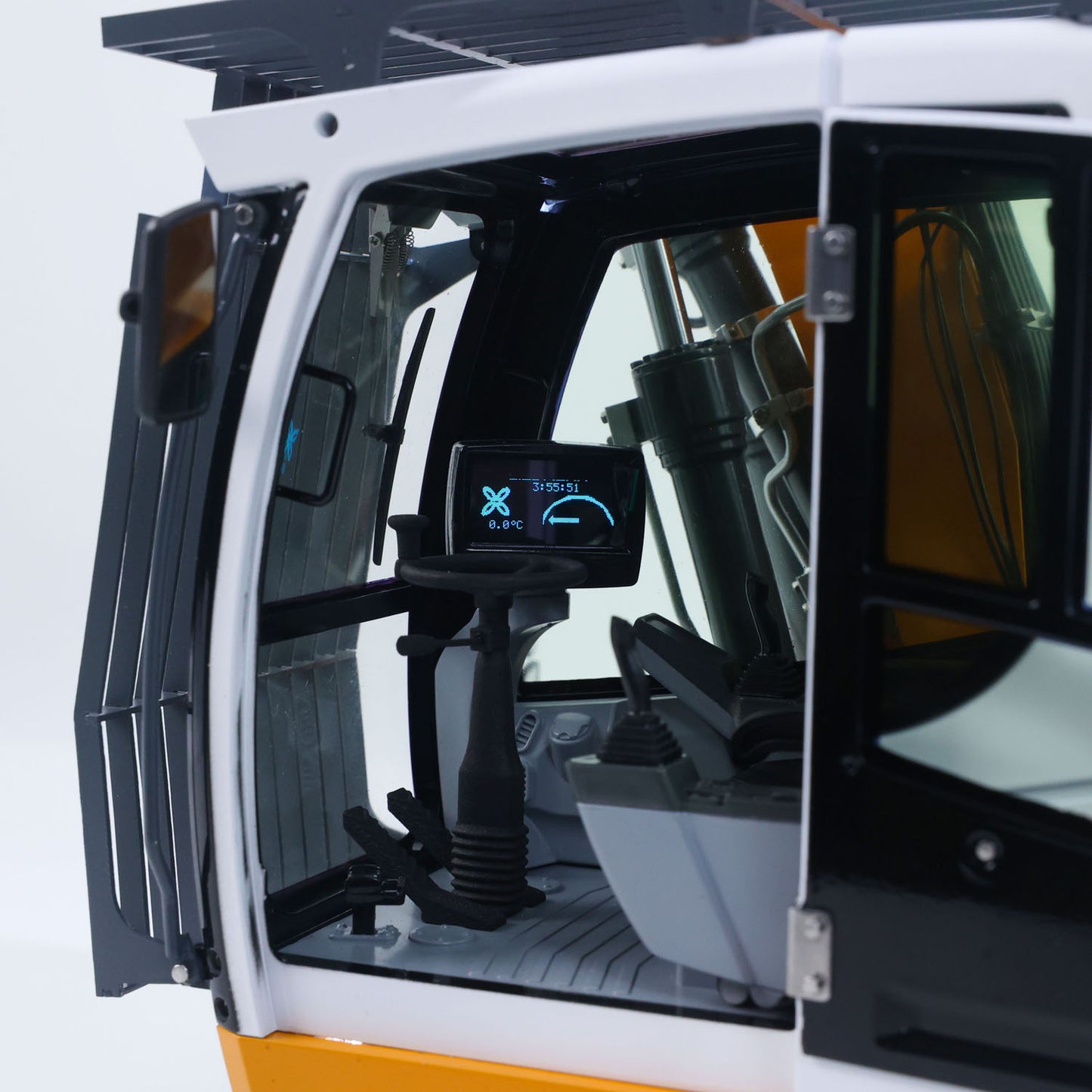 LR914 PRO MAX Metal 4WD 1/14 RC Hydraulic Wheeled Excavator 11-ways Valve RTR Radio Controlled Digger PL18EV Lite Battery Light