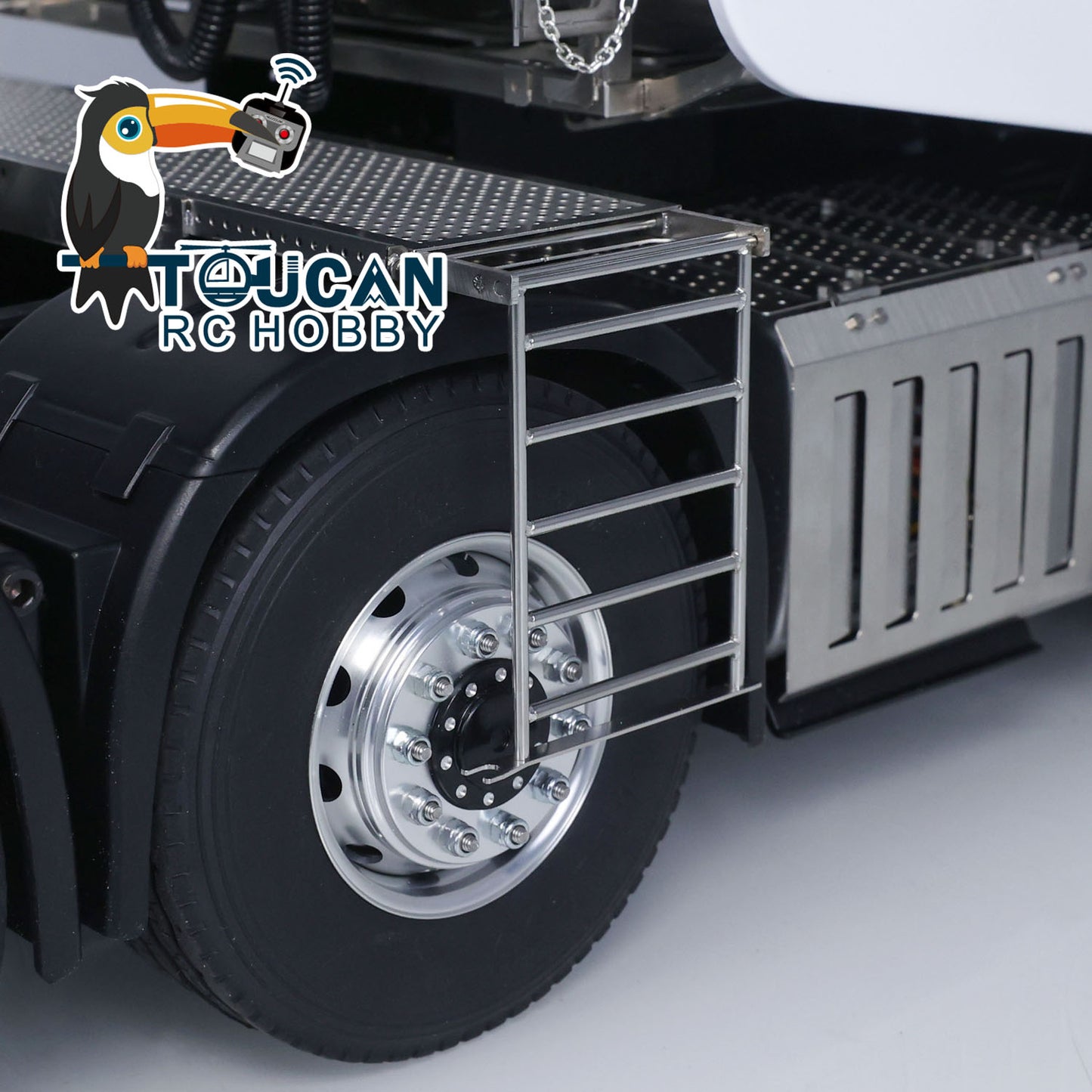 1/14 TOUCAN Metal 8X8 Differential Lock Axles RTR DIY RC Tractor Trucks Remote Control Lorry Cars Model Warning Lights