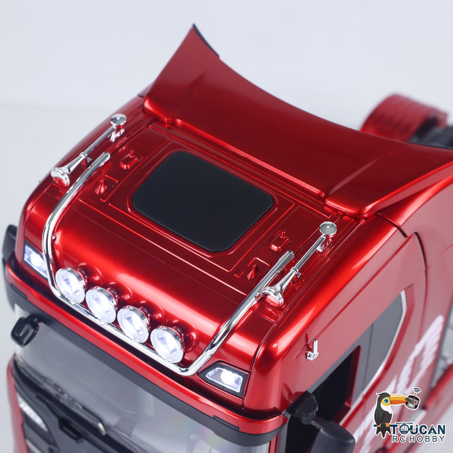 Fast Shipping 770S Plastic 1/18 RC Tractor Truck Toys Finished Model RTR 7.4V Battery Radio 19CH Light Sound Effects Remote Control Lorry Car
