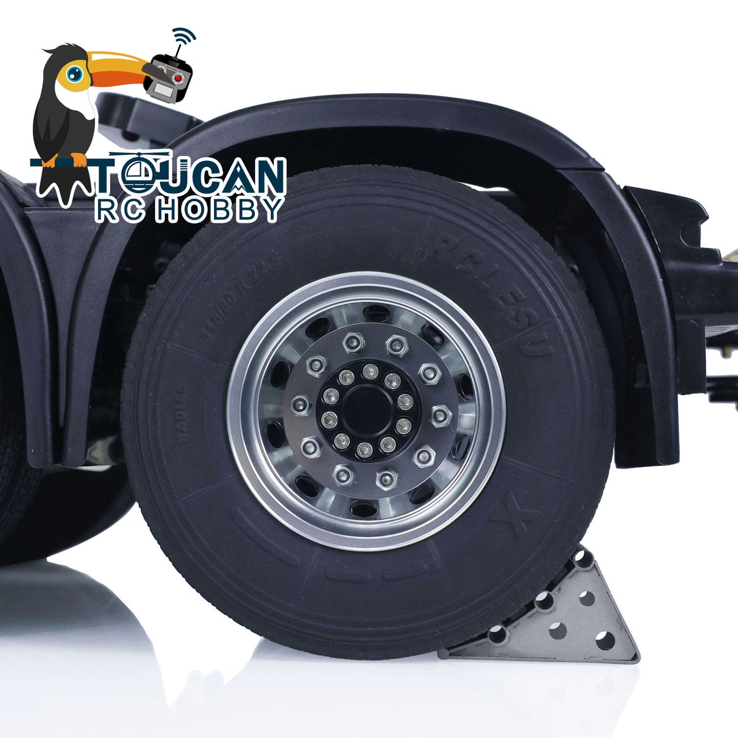 1/14 TOUCAN Metal 8X8 Differential Lock Axles RTR DIY RC Tractor Trucks Remote Control Lorry Cars Model Warning Lights