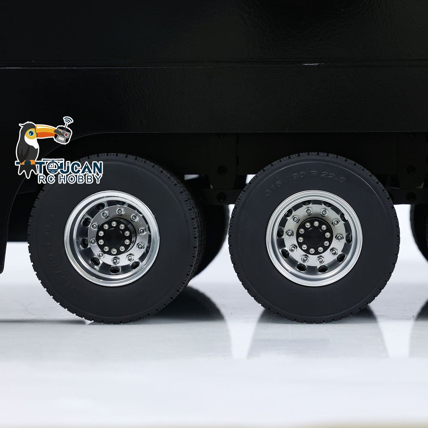 1/14 Metal RC Mobile Stage Vehicles Remote Controlled Roadshow Trailer Truck Painted Assembled for Performance Hobby Model