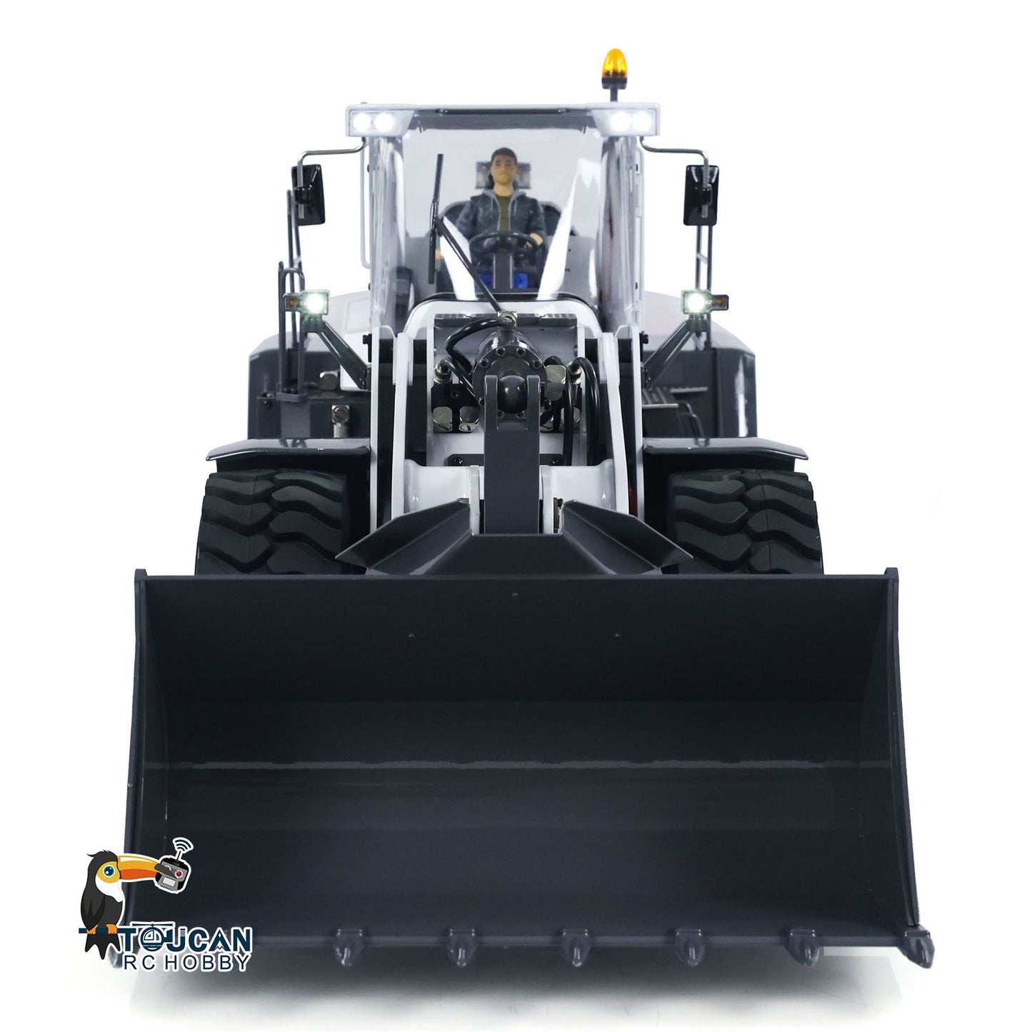 XDRC 580 1/14 Hydraulic RC Loader RTR Radio Control Construction Vehicle DIY Hobby Model Sound Sand Rock Bucket