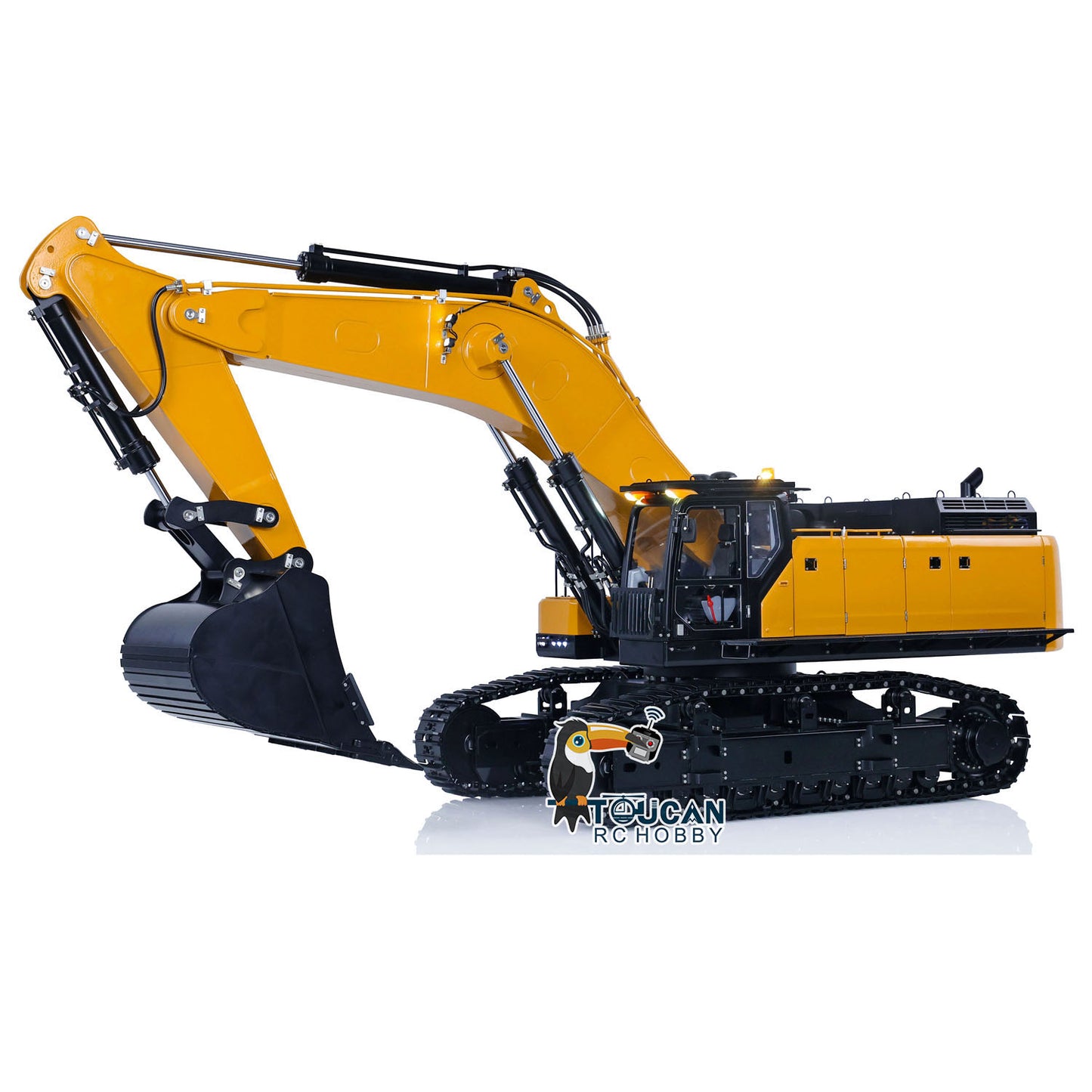 Kabolite K980 1/14 Hydraulic RC Excavator SY980H Giant PL18 Radio Control Digger Metal Track Srive System 3-way Large Directional Valve