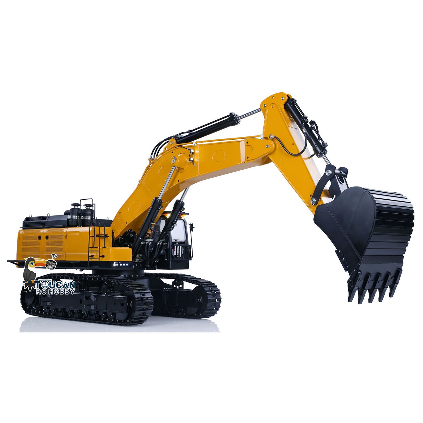 Kabolite K980 1/14 Hydraulic RC Excavator SY980H Giant PL18 Radio Control Digger Metal Track Srive System 3-way Large Directional Valve