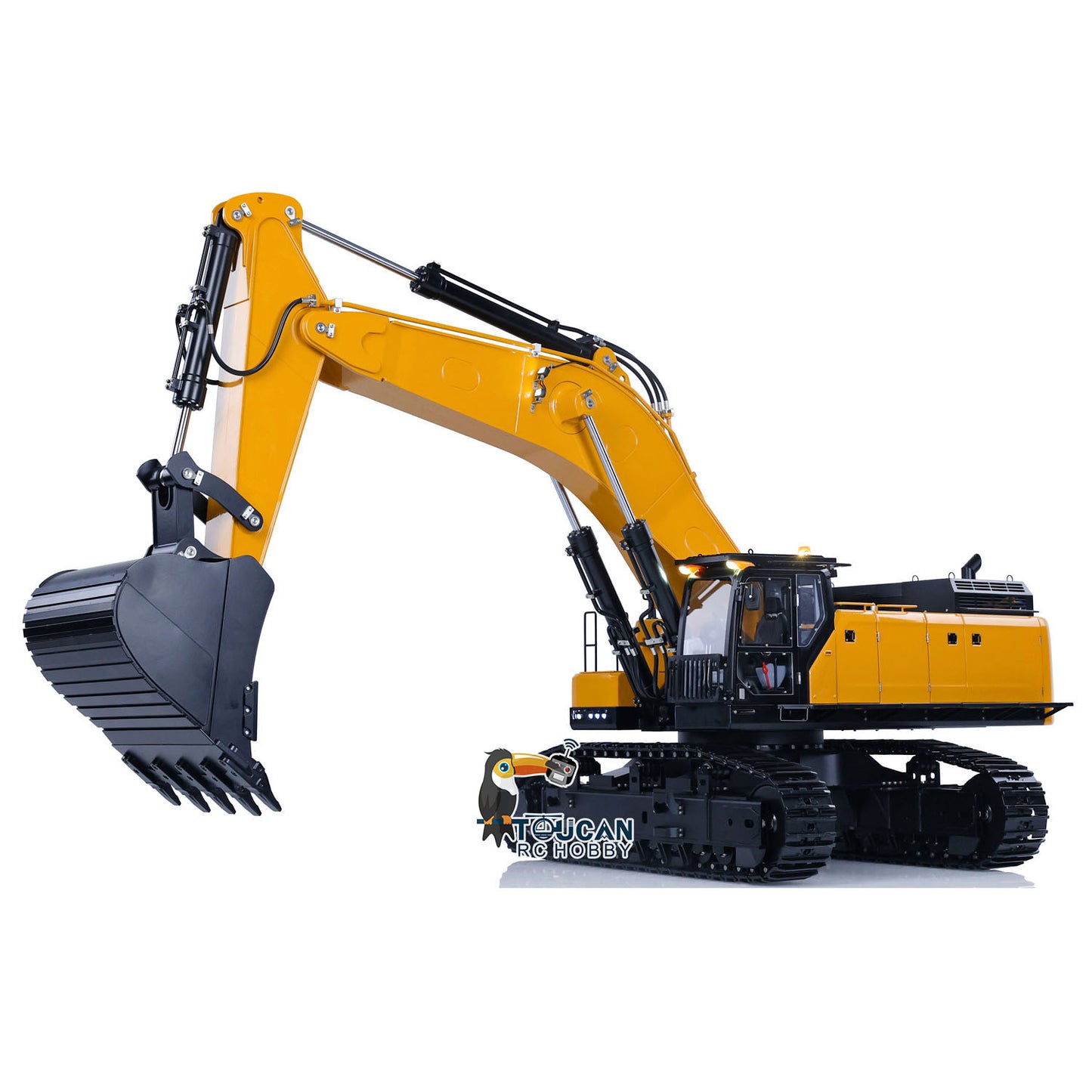 Kabolite K980 1/14 Hydraulic RC Excavator SY980H Giant PL18 Radio Control Digger Metal Track Srive System 3-way Large Directional Valve