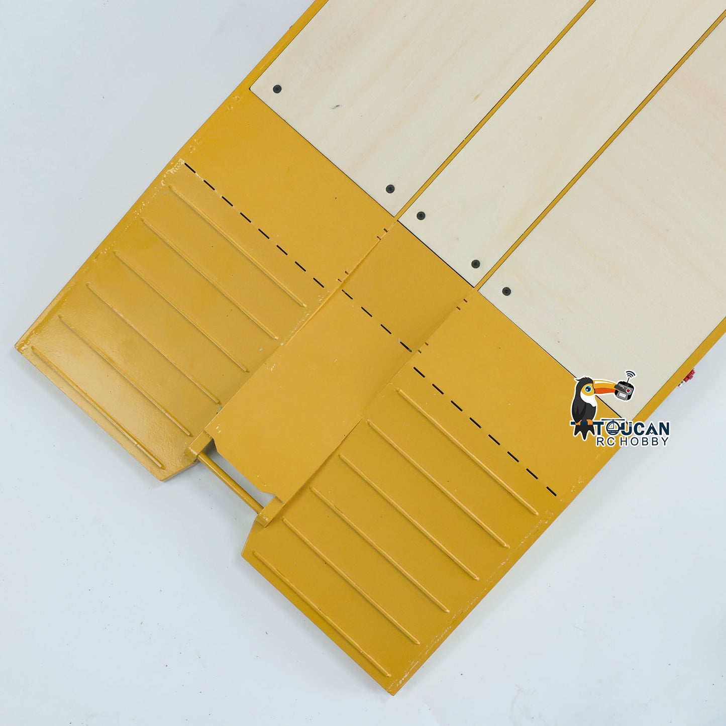 1.8Meters Long! Metal 1/20 RC Heavy Duty Hydraulic Mining Trailer C739D PRO Gooseneck Car Remote Control Construction Vehicle