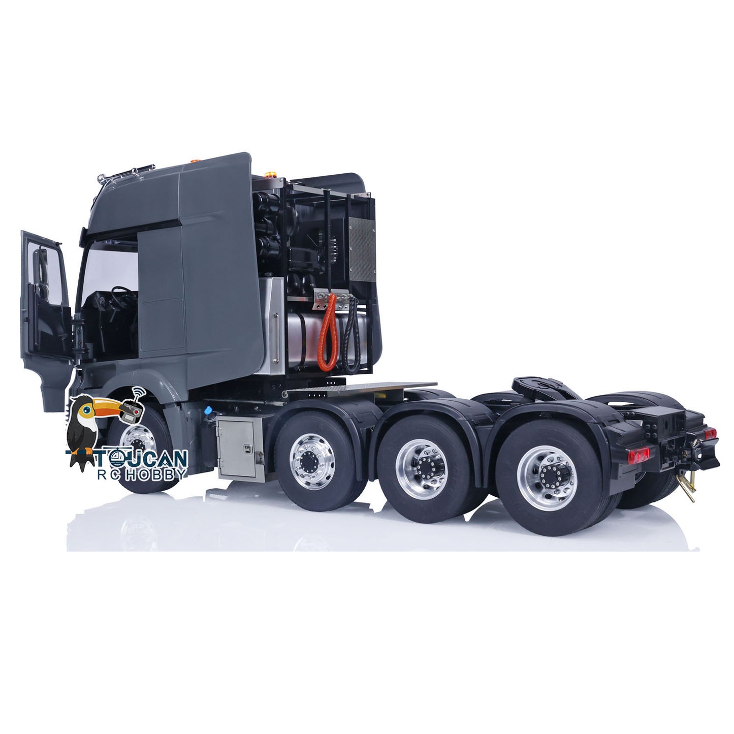 LESU 1:14 Metal Chassis RC Tractor Truck Remote Control Car Painted Assembled Lock Differential Servo Motor ESC