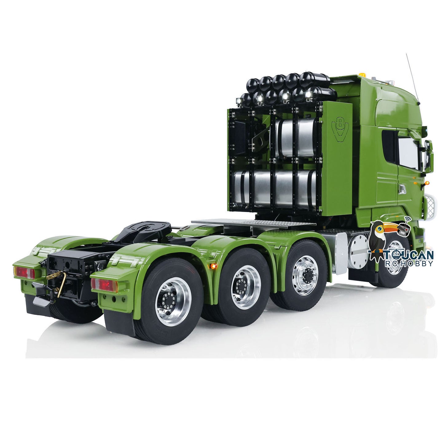 LESU 1/14 8X8 Metal Chassis RC Tractor Truck RTR Radio Controlled Car Ready to Run Smoke Unit FlySky I6S ESC Servo Motor