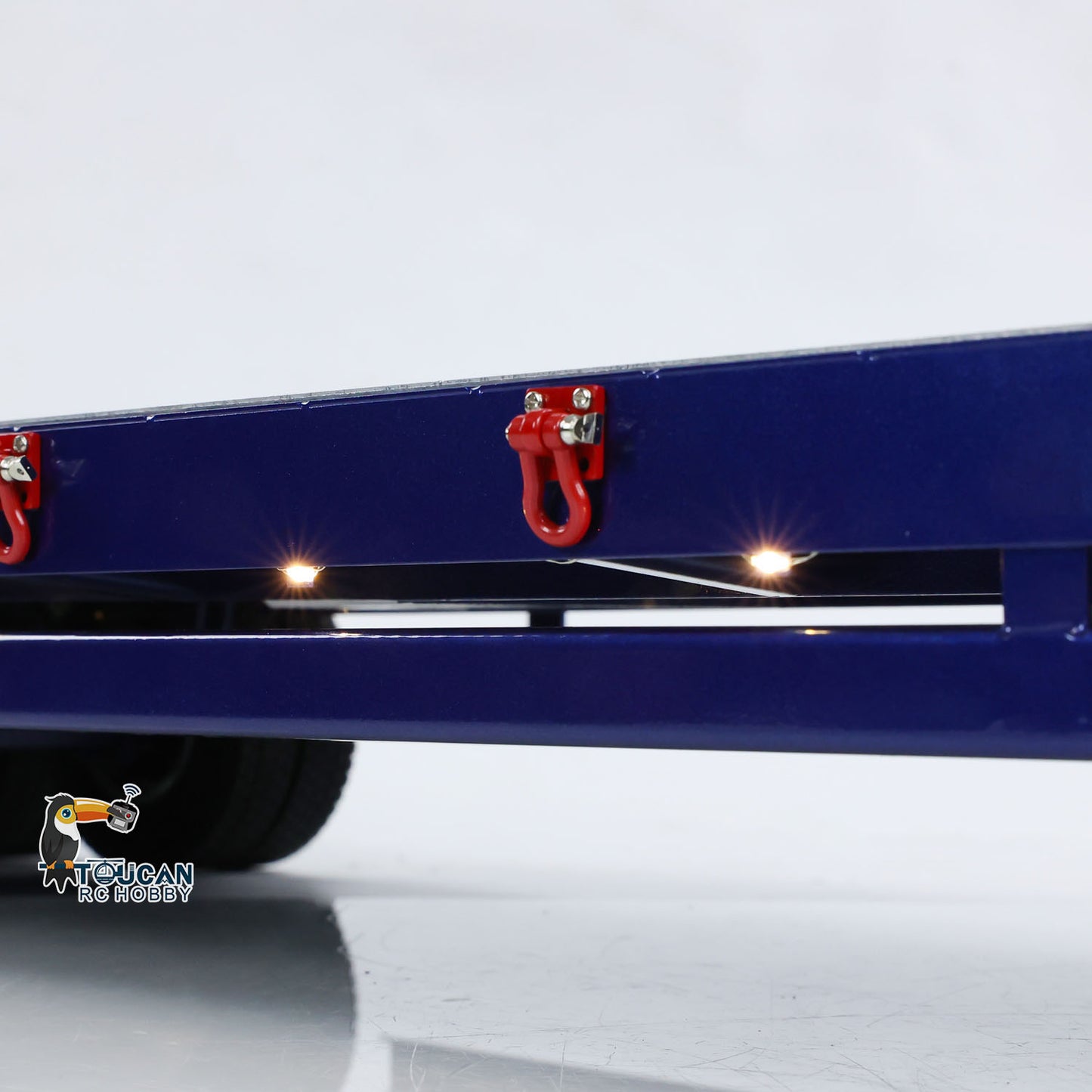 5-Axle Metal Semi Trailer for TAMIYA 1/14 RC Tractor Truck Remote Control Dumper