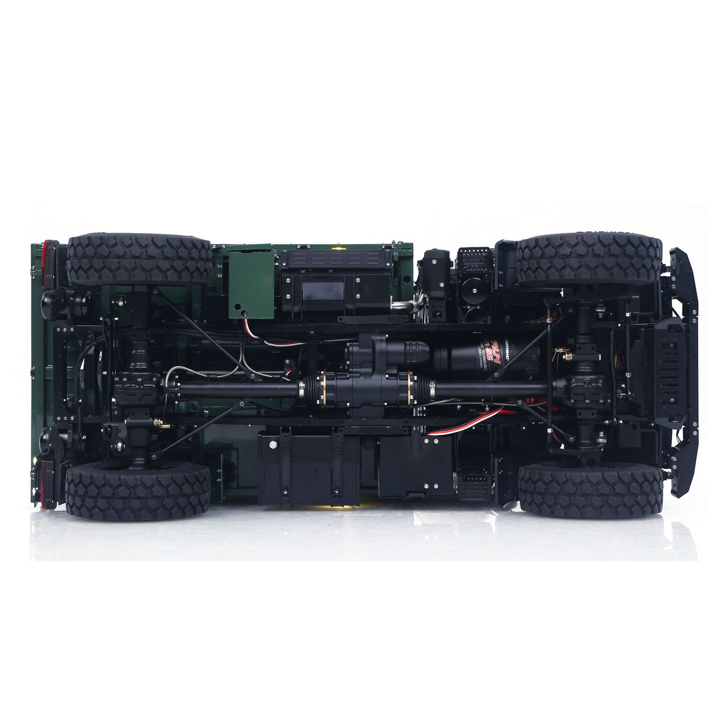 RTR LESU U4023 4X4 1/14 RC Off Road Vehicle Metal ATV Remote Control Light Truck MT44023 Model Light Sound Wheel Reduction Differential Locks