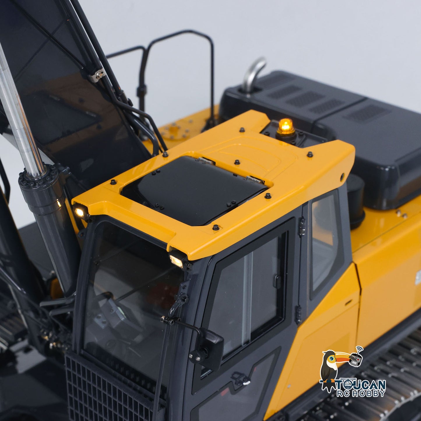 Super Frog 3 Pumps E400 Pro 6CH Valve Thumb Type 1/14 RC Hydraulic Excavator Metal Remote Control Digger Frsky X14 Radio Sound