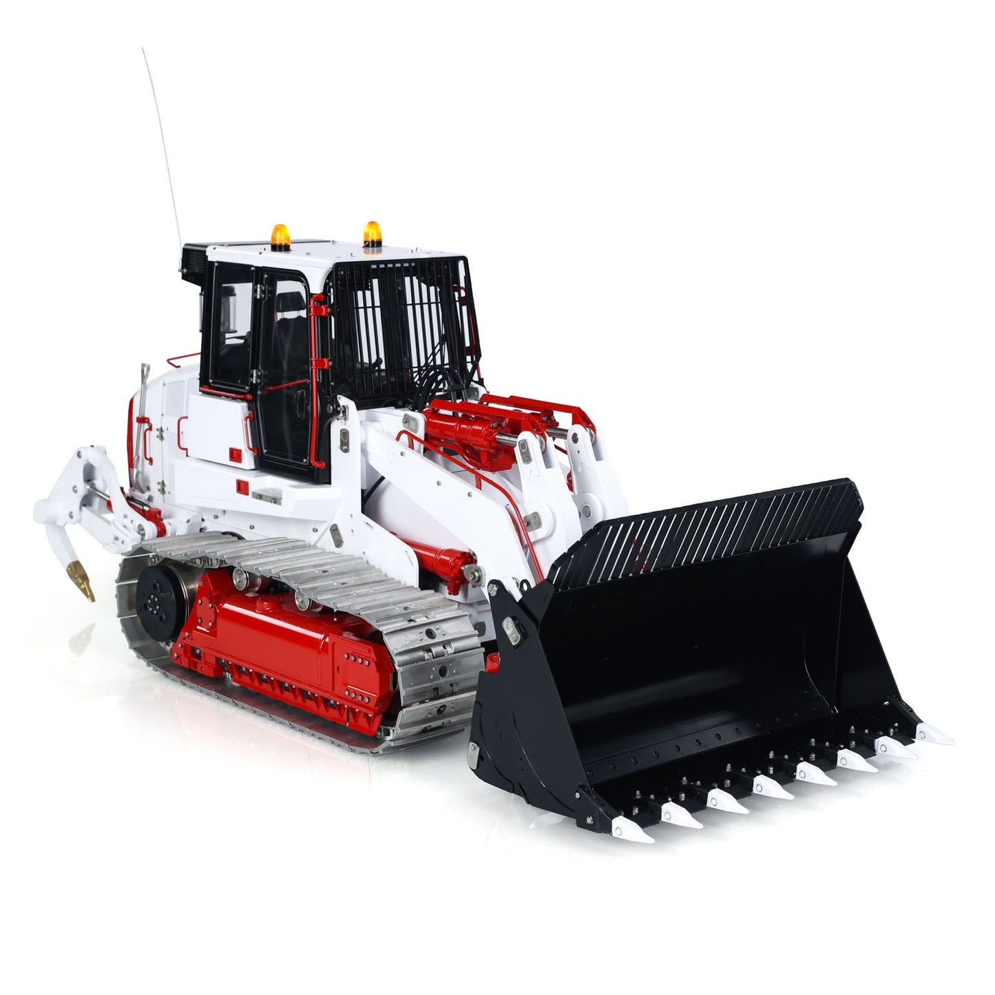 1:14 LESU 973K RC Hydraulic Loader RTR Radio Control Modle Tracked Car Openable Bucket  Engineering Vehicle Flysky ST8 Constraction Machine