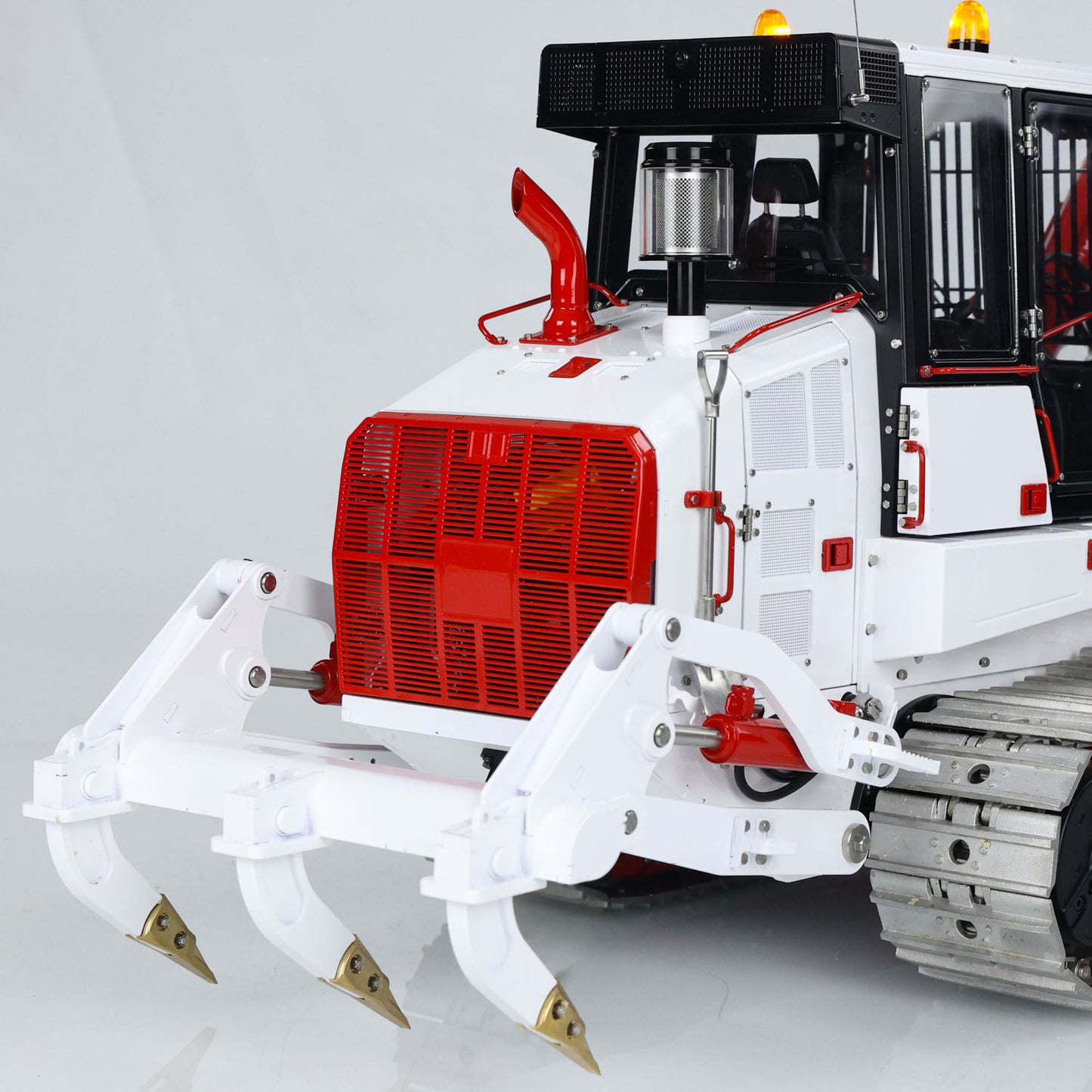 1:14 LESU 973K RC Hydraulic Loader RTR Radio Control Modle Tracked Car Openable Bucket  Engineering Vehicle Flysky ST8 Constraction Machine