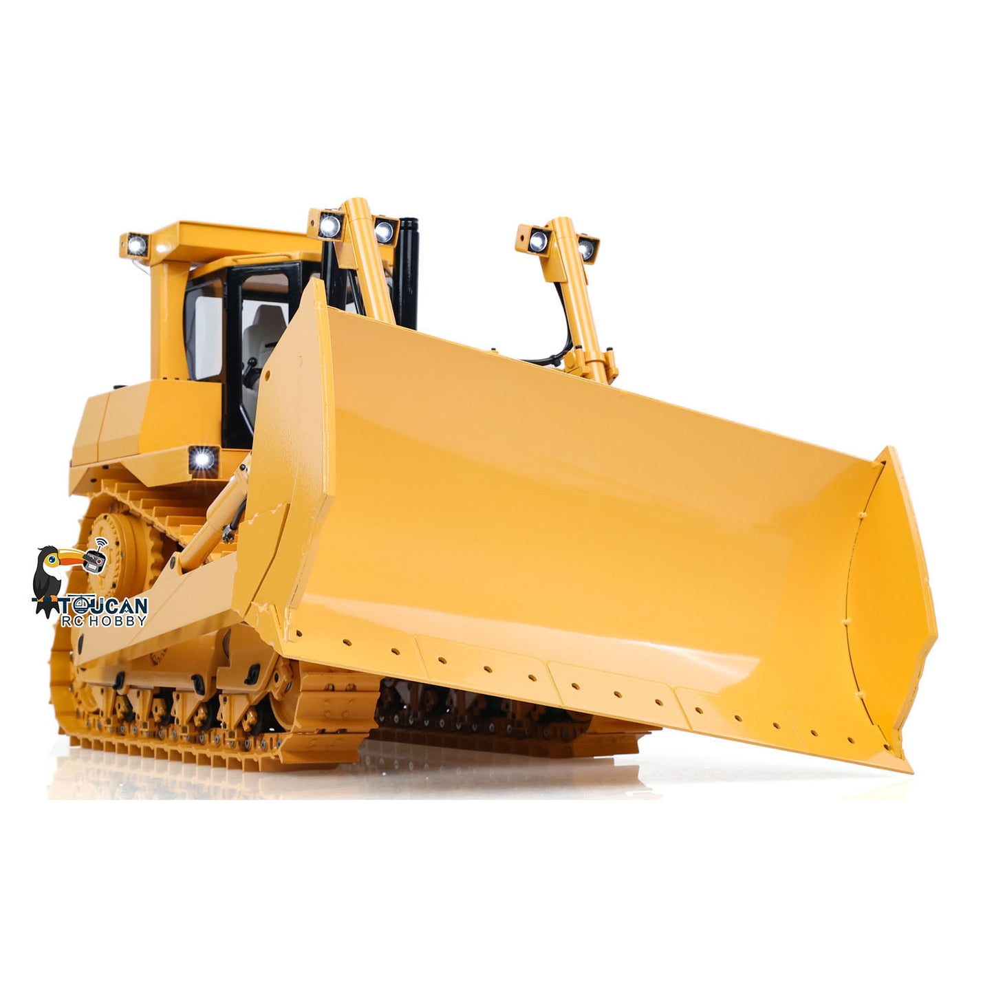 JDModel Metal 1/14 DXR2 RC Hydraulic Bulldozer Remote Controlled Dozer W/ New Sound Module Simulation Model PNP/RTR Optional Versions