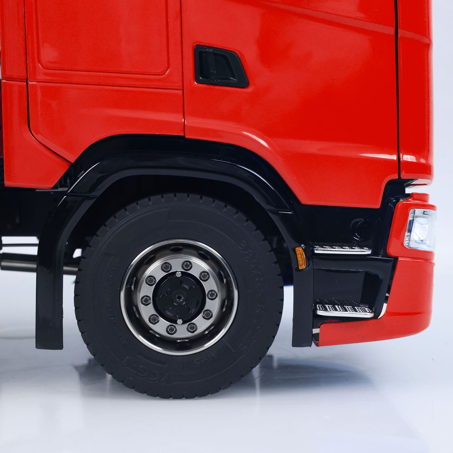 1/14 RC Roll On Off Tipper 770S Radio Controlled 10x10 Hydraulic Crane Dump Truck Wheel-Side Reduction Axle Differential Lock