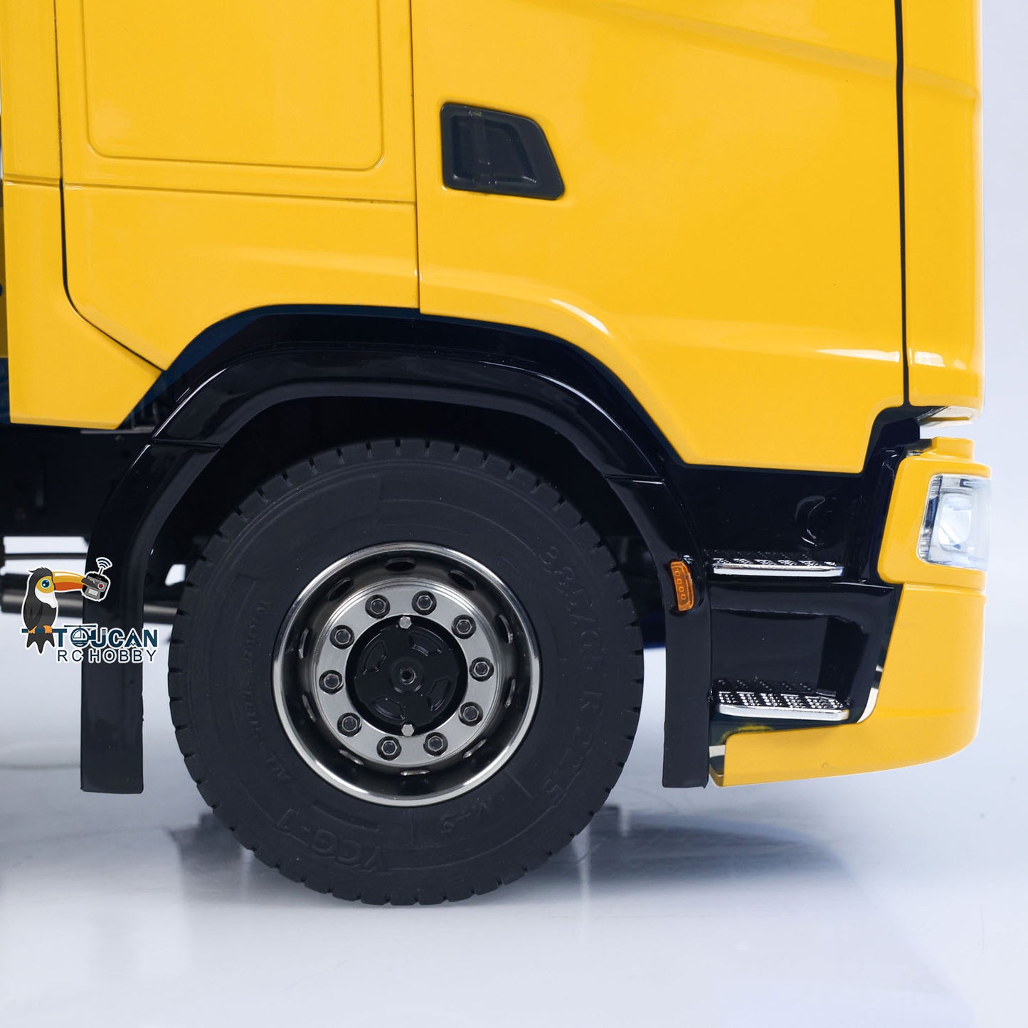 SA770S Metal 1/14 RC Hydraulic Crane Dump Truck 10X10 Radio Controlled Full Dumper Car Frsky XE Lite Light Sound Painted Model