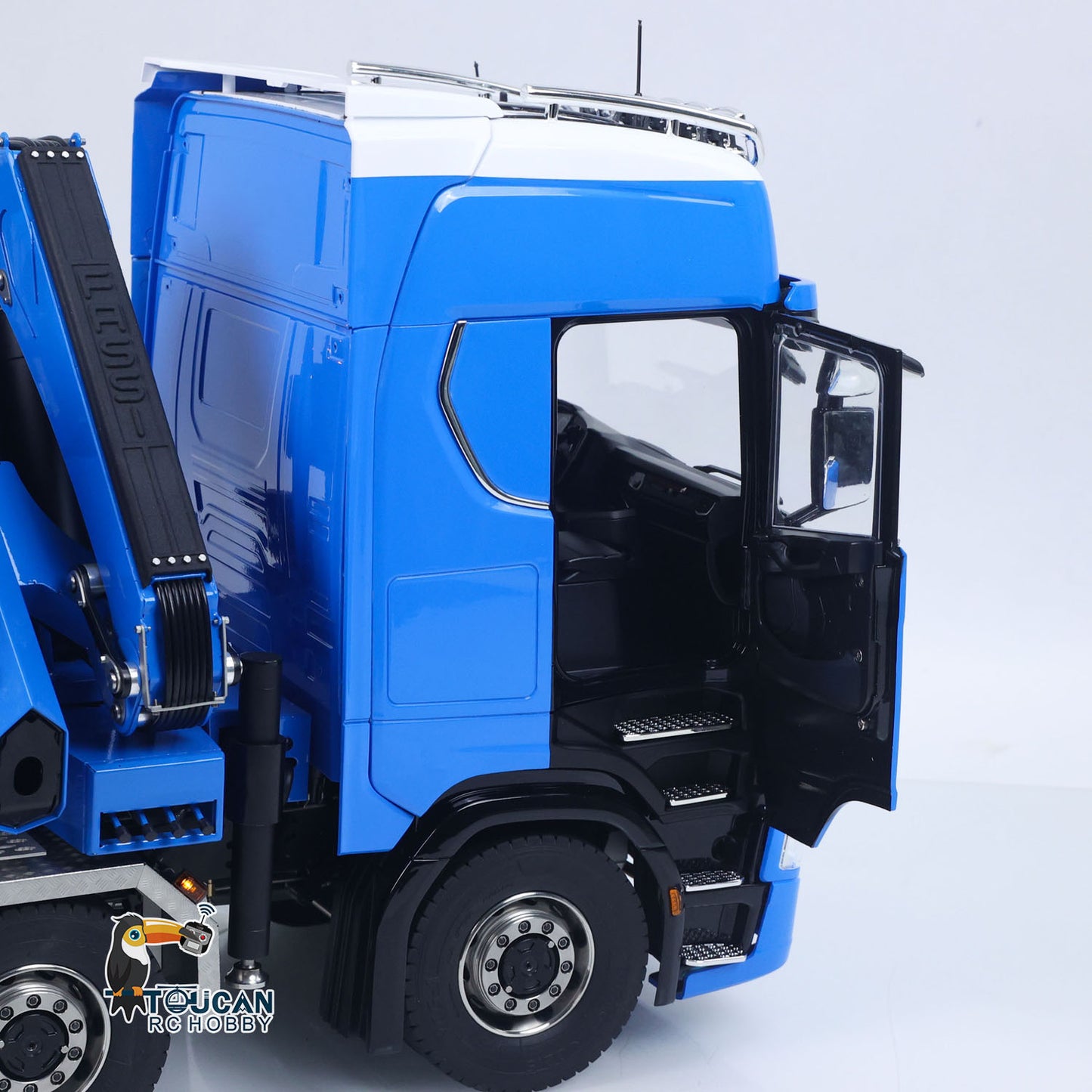 770S 1/14 RC Flatbed Timber 10x10 Metal Hydraulic Crane Radio Control Dump Truck