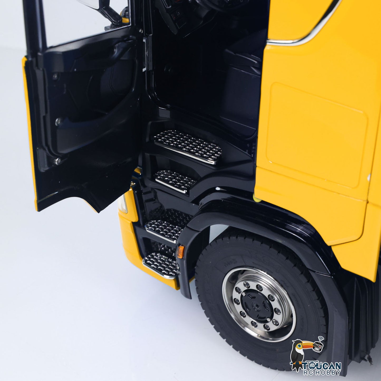 SA770S Metal 1/14 RC Hydraulic Crane Dump Truck 10X10 Radio Controlled Full Dumper Car Frsky XE Lite Light Sound Painted Model