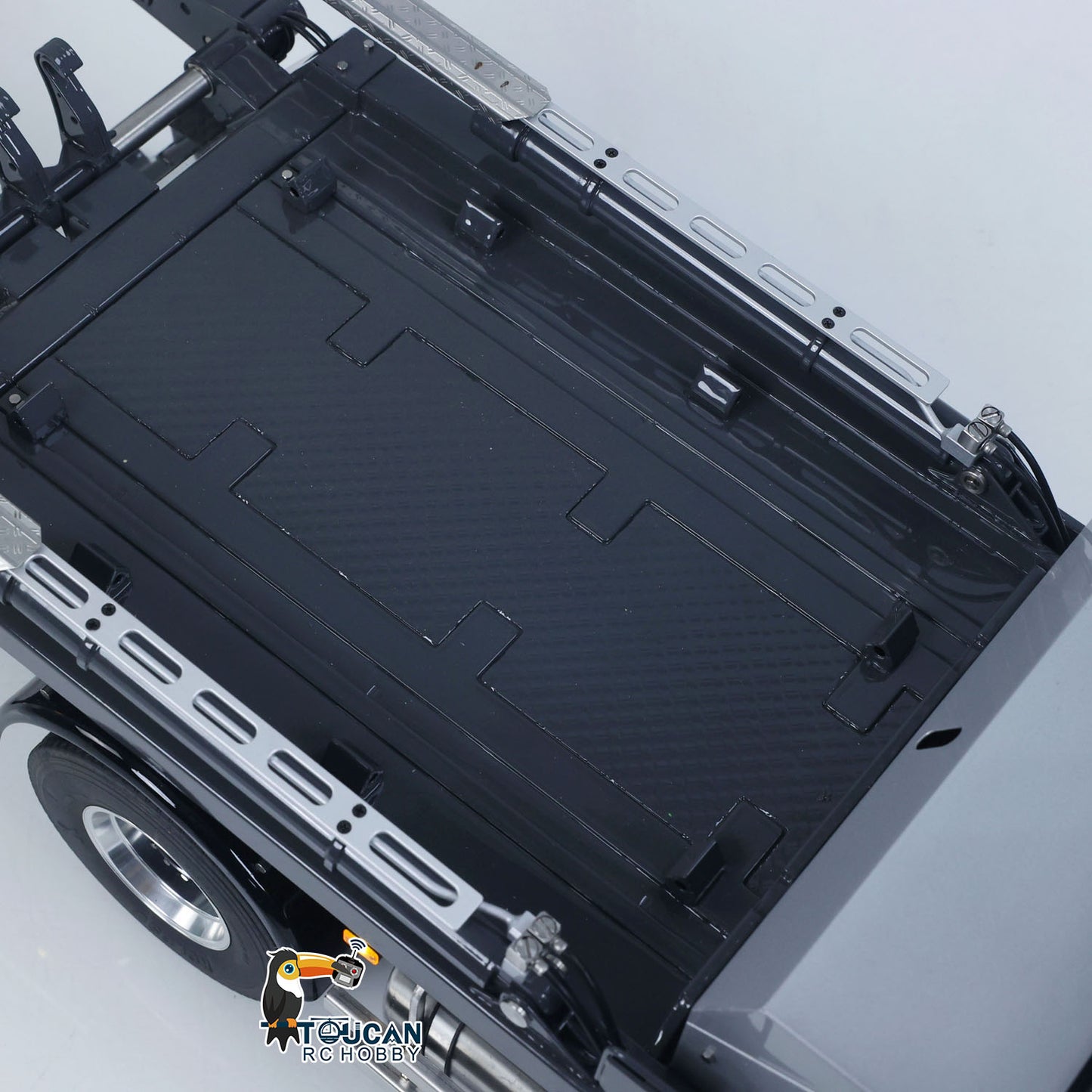 LESU 4X4 1/14 RC Hydraulic Swing Arm Garbage Truck Skip Loader TGS Paintied Car