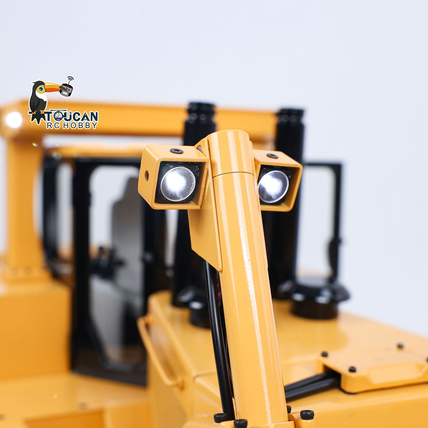 JDModel Metal 1/14 DXR2 RC Hydraulic Bulldozer Remote Controlled Dozer W/ New Sound Module Simulation Model PNP/RTR Optional Versions