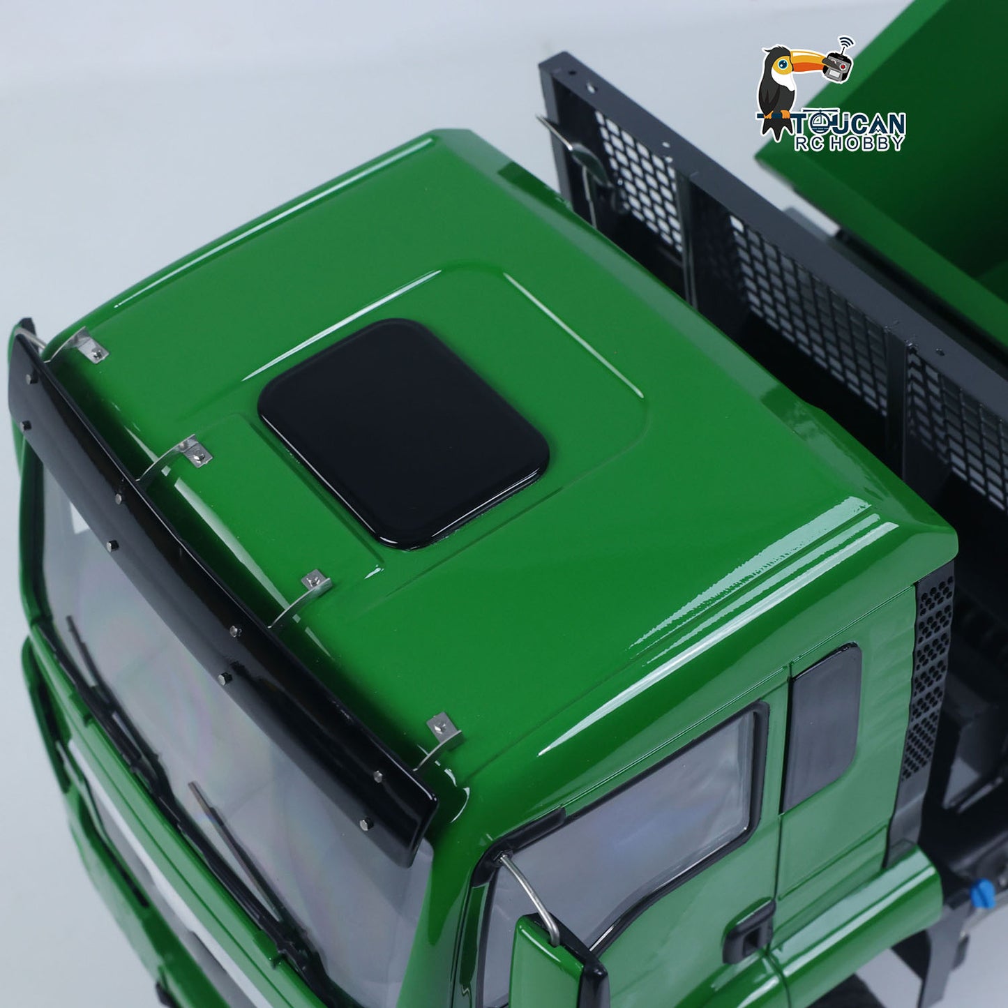 LESU Metal 1/14 RC Hydraulic Swing Arm Garbage Truck 4X4 Skip Loader RTR TGS Car