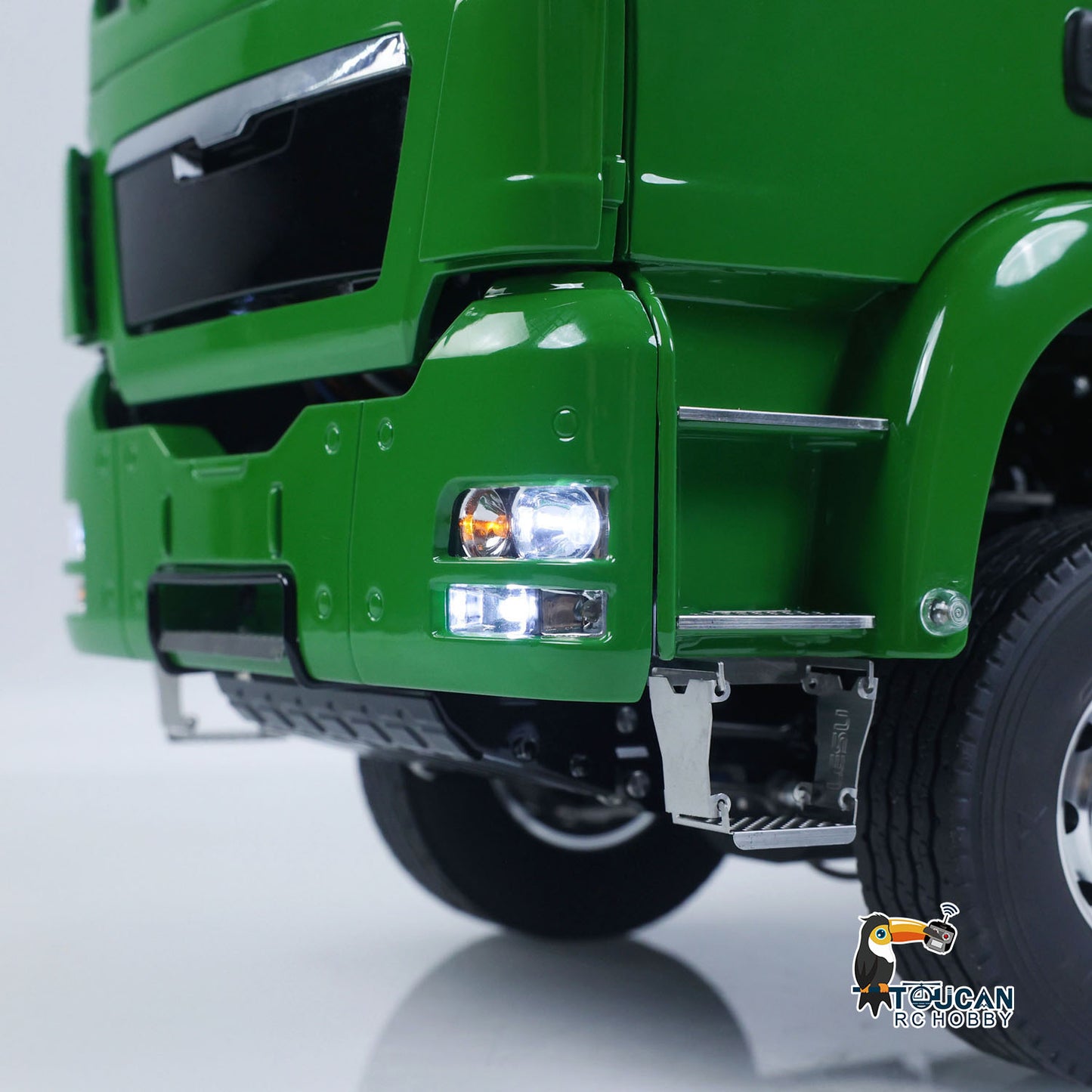 LESU Metal 1/14 RC Hydraulic Swing Arm Garbage Truck 4X4 Skip Loader RTR TGS Car