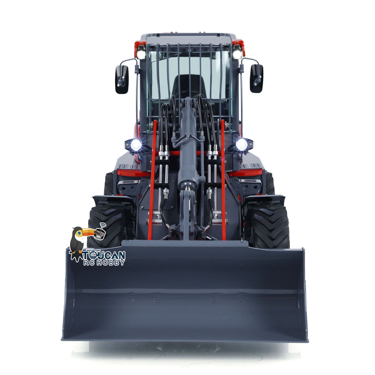 Customized LESU 1/14 AOUE-MCL8 Hydraulic RC Loader Remote Control Construction Vehicles Painted Assembled ESC Servo Motor